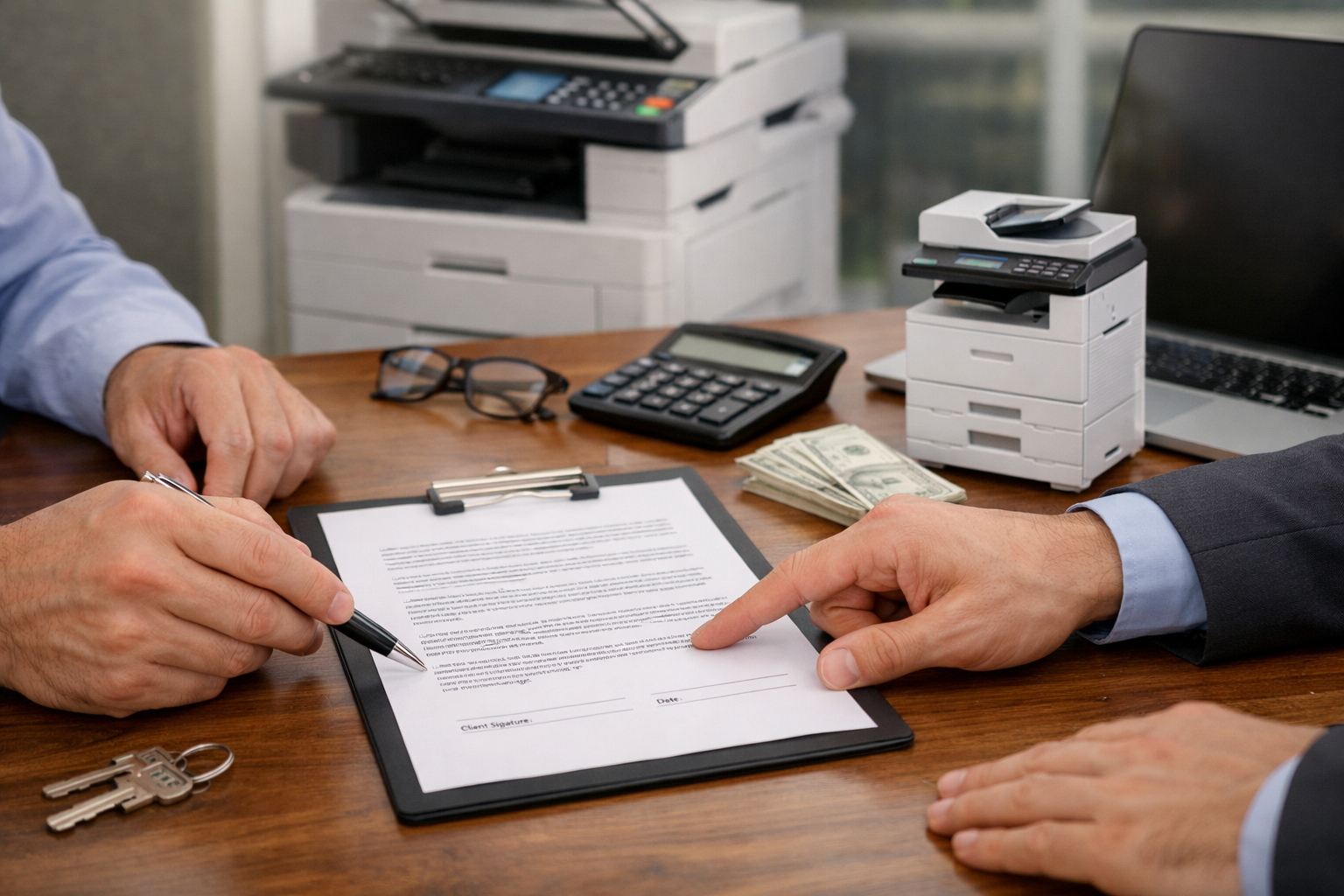 mẹo thuê máy photocopy Bảo Thuận - Các lưu ý quan trọng khi ký hợp đồng thuê máy photocopy