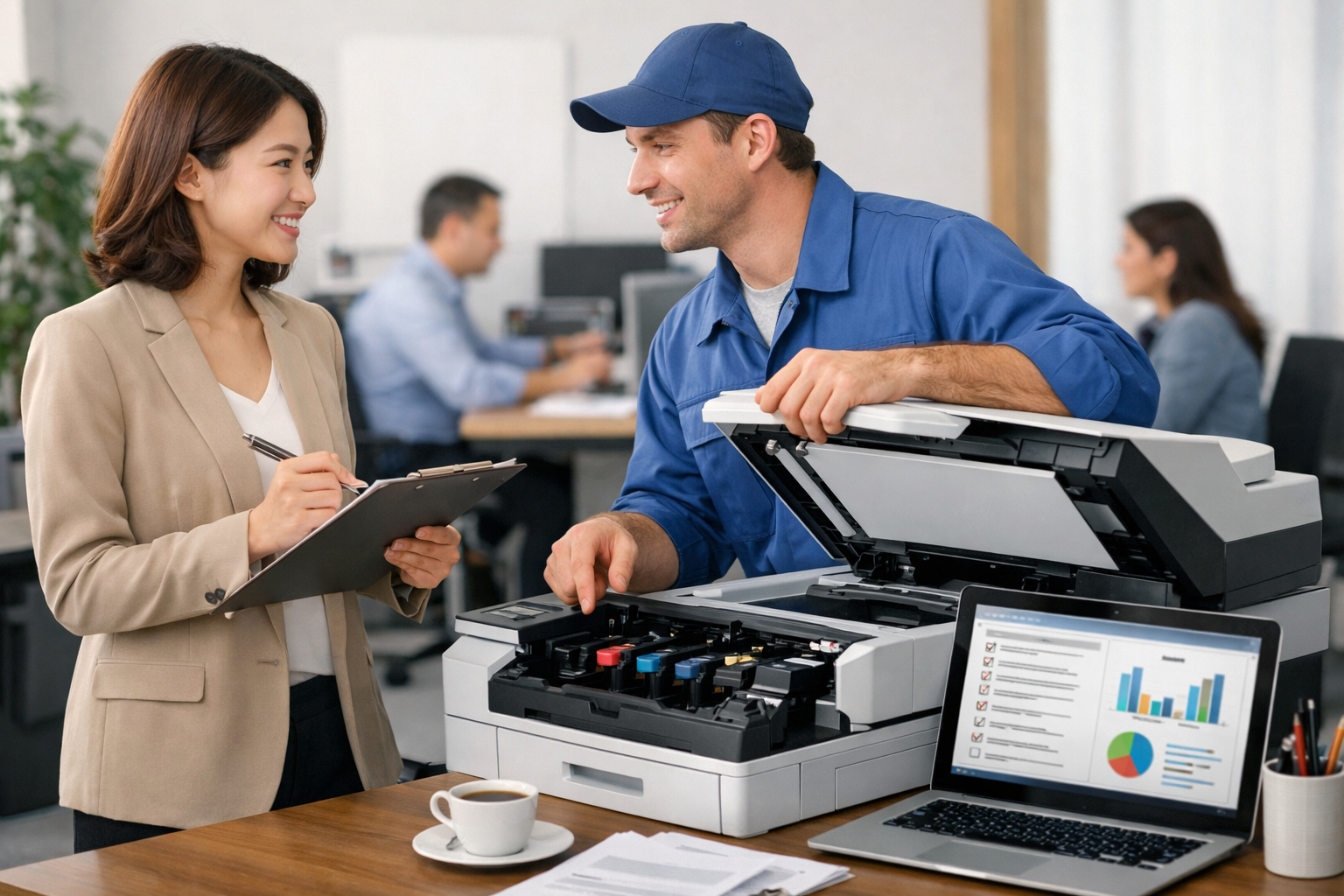 so sánh thuê máy photocopy Bảo Thuận - Đánh giá chất lượng dịch vụ thuê máy photocopy Bảo Thuận