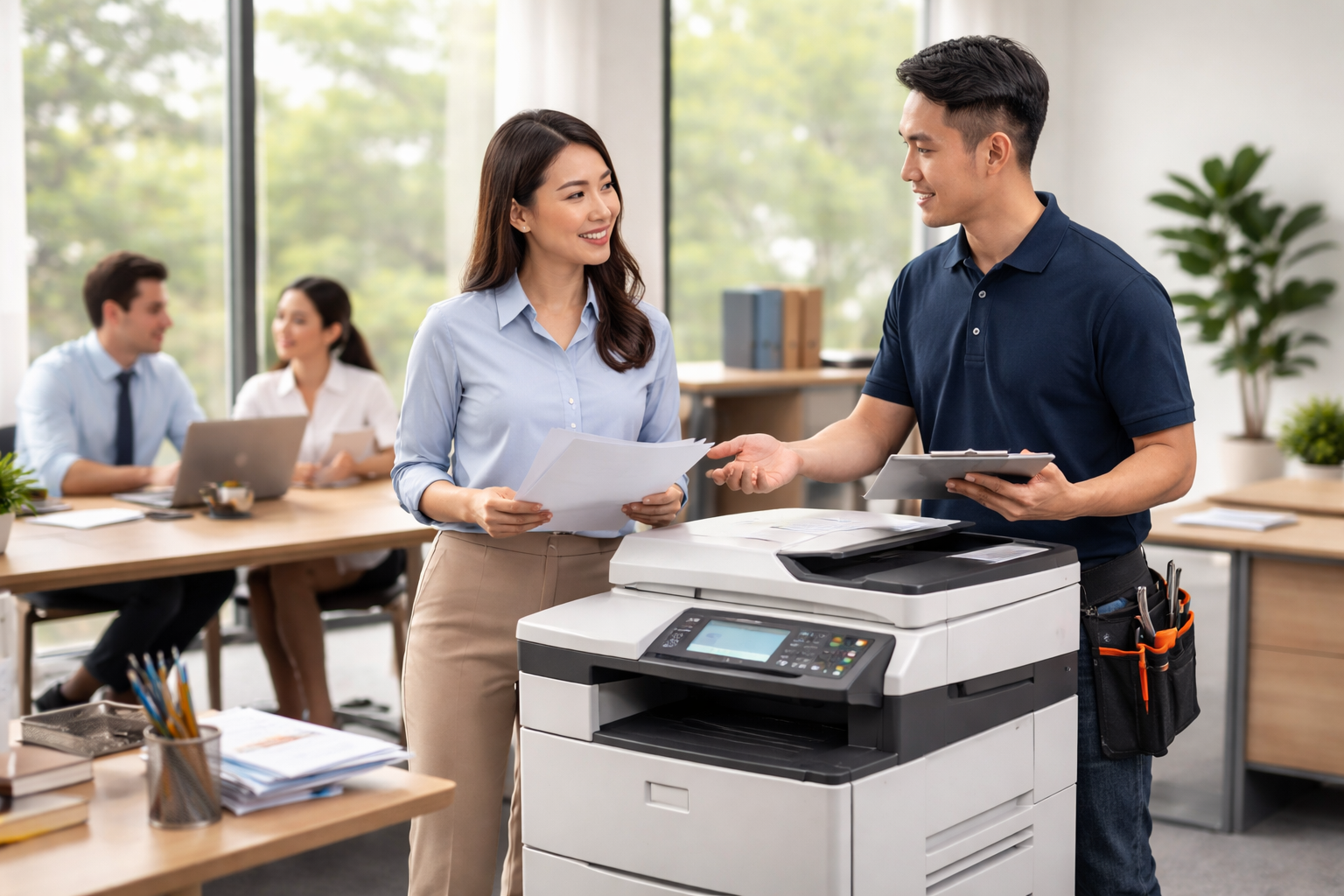 bảng giá thuê máy photocopy Đinh Trang Thượng - Lợi ích của việc thuê máy photocopy tại Đinh Trang Thượng