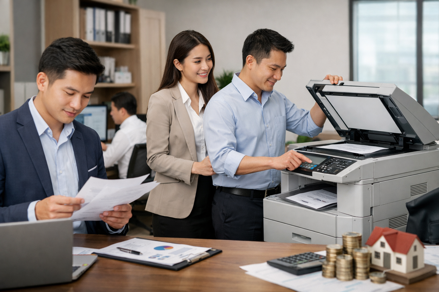 thuê máy photocopy tốt nhất Đinh Trang Thượng - Lợi Ích Của Việc Thuê Máy Photocopy Đối Với Doanh Nghiệp