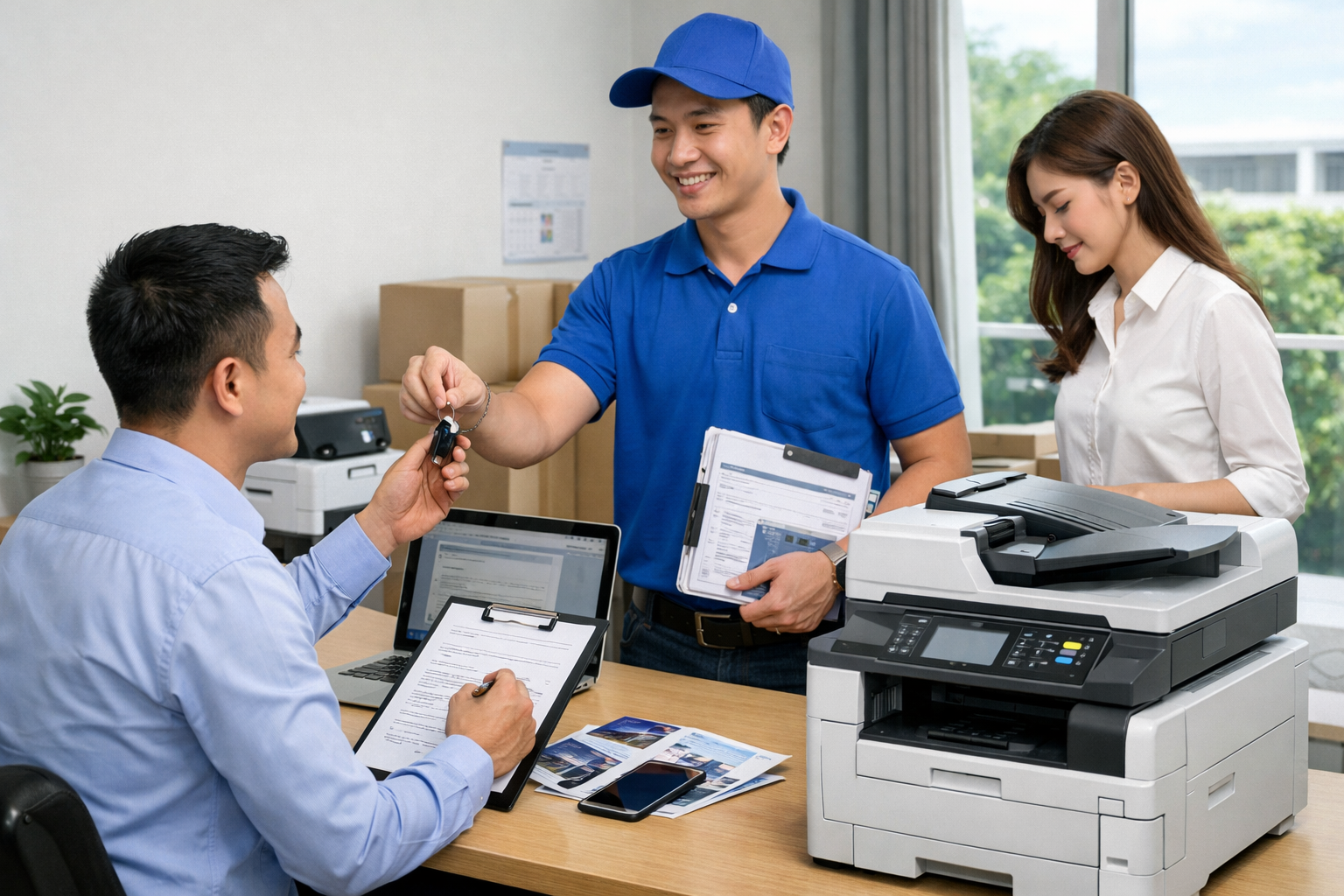 kinh nghiệm thuê máy photocopy Hòa Bắc - Quy Trình Thuê Máy Photocopy Tại Hòa Bắc