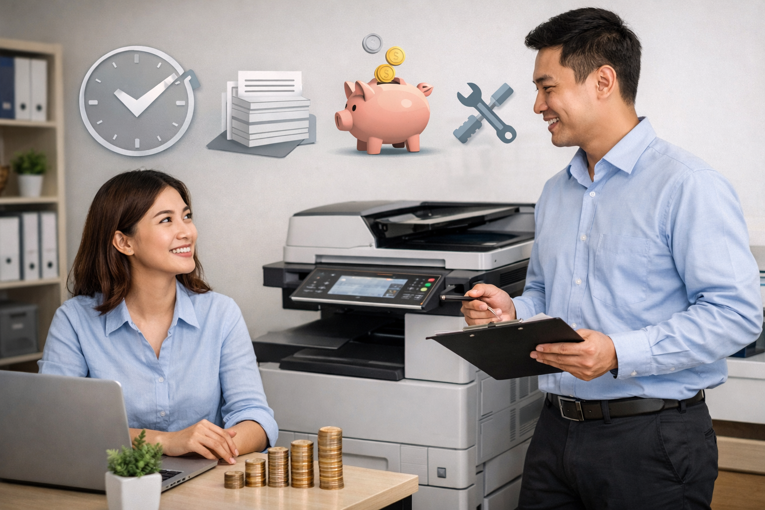 kinh nghiệm thuê máy photocopy Hòa Bắc - Những Lợi Ích Khi Thuê Máy Photocopy