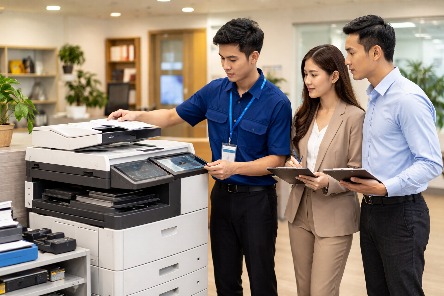 thuê máy photocopy Hòa Bắc giá bao nhiêu - Các Dịch Vụ Đi Kèm Khi Thuê Máy Photocopy Tại Hòa Bắc