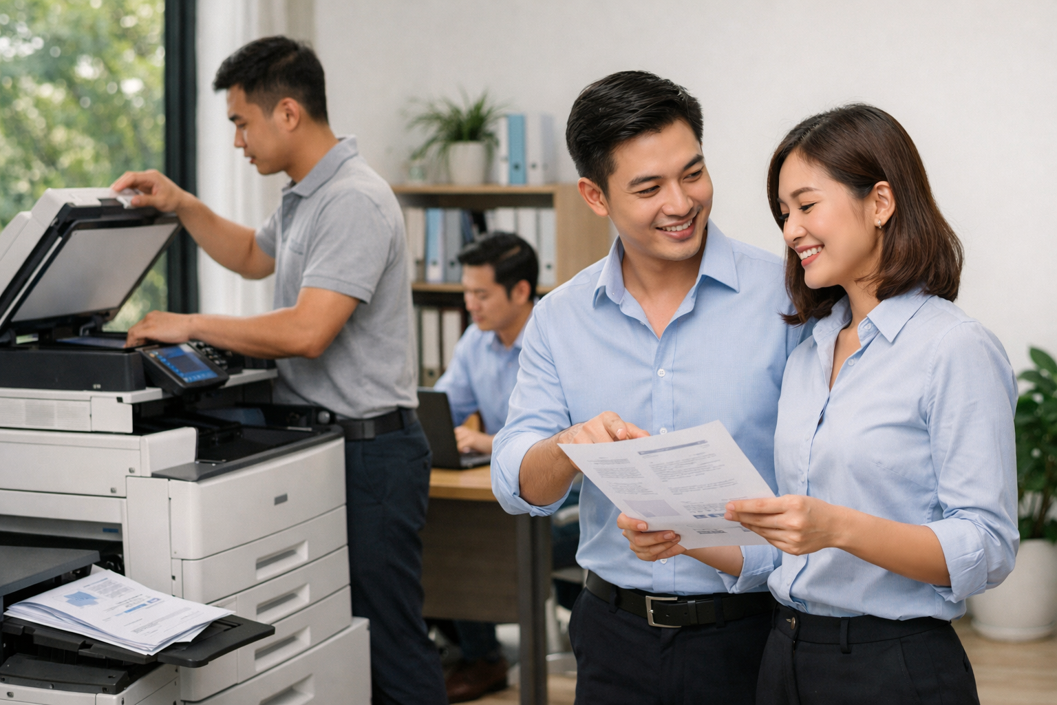 dịch vụ thuê máy photocopy Hòa Bắc - Lợi ích của việc thuê máy photocopy tại Hòa Bắc