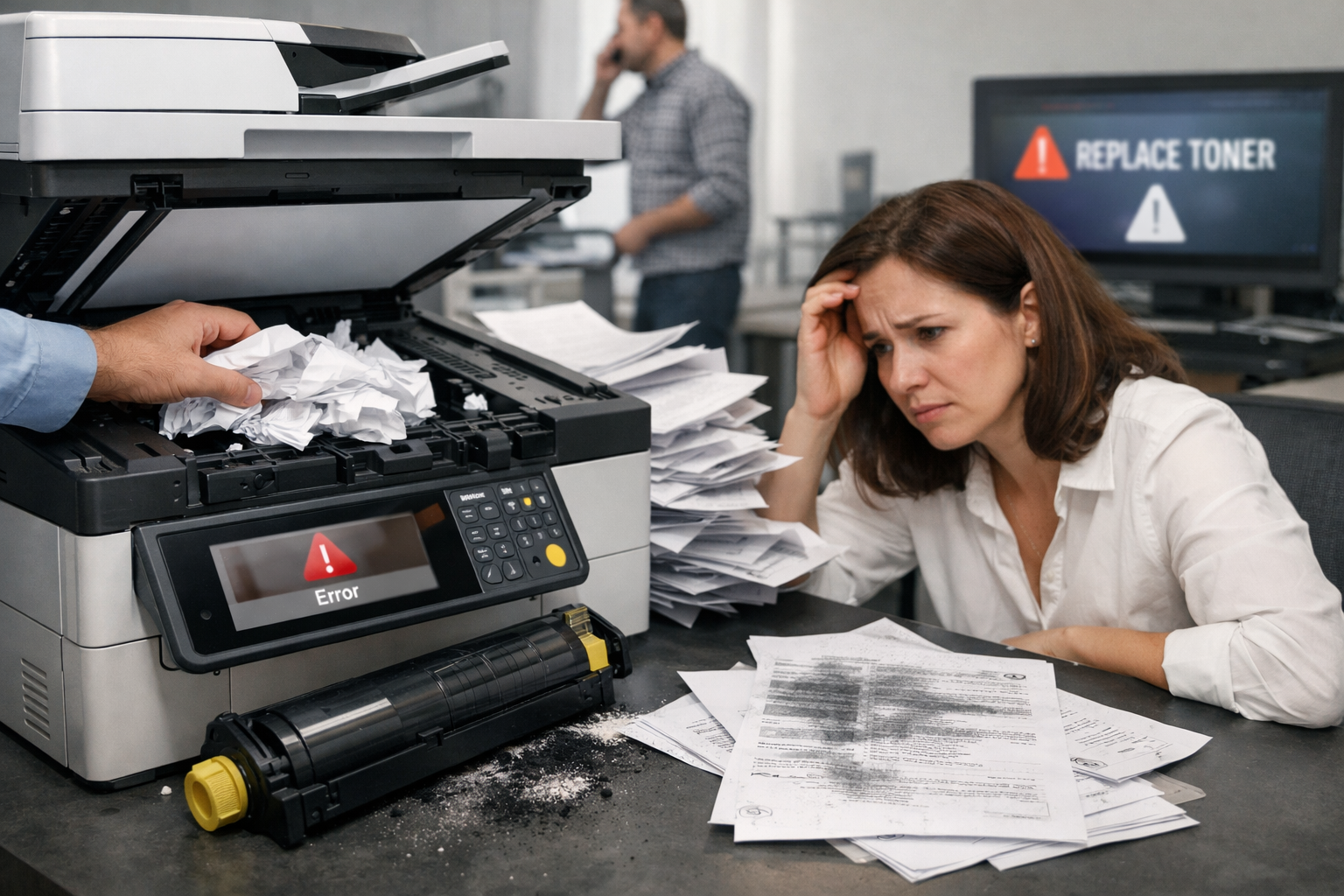 mẹo thuê máy photocopy Đam Rông 2 - Những Lỗi Thường Gặp Khi Thuê Máy Photocopy và Cách Khắc Phục