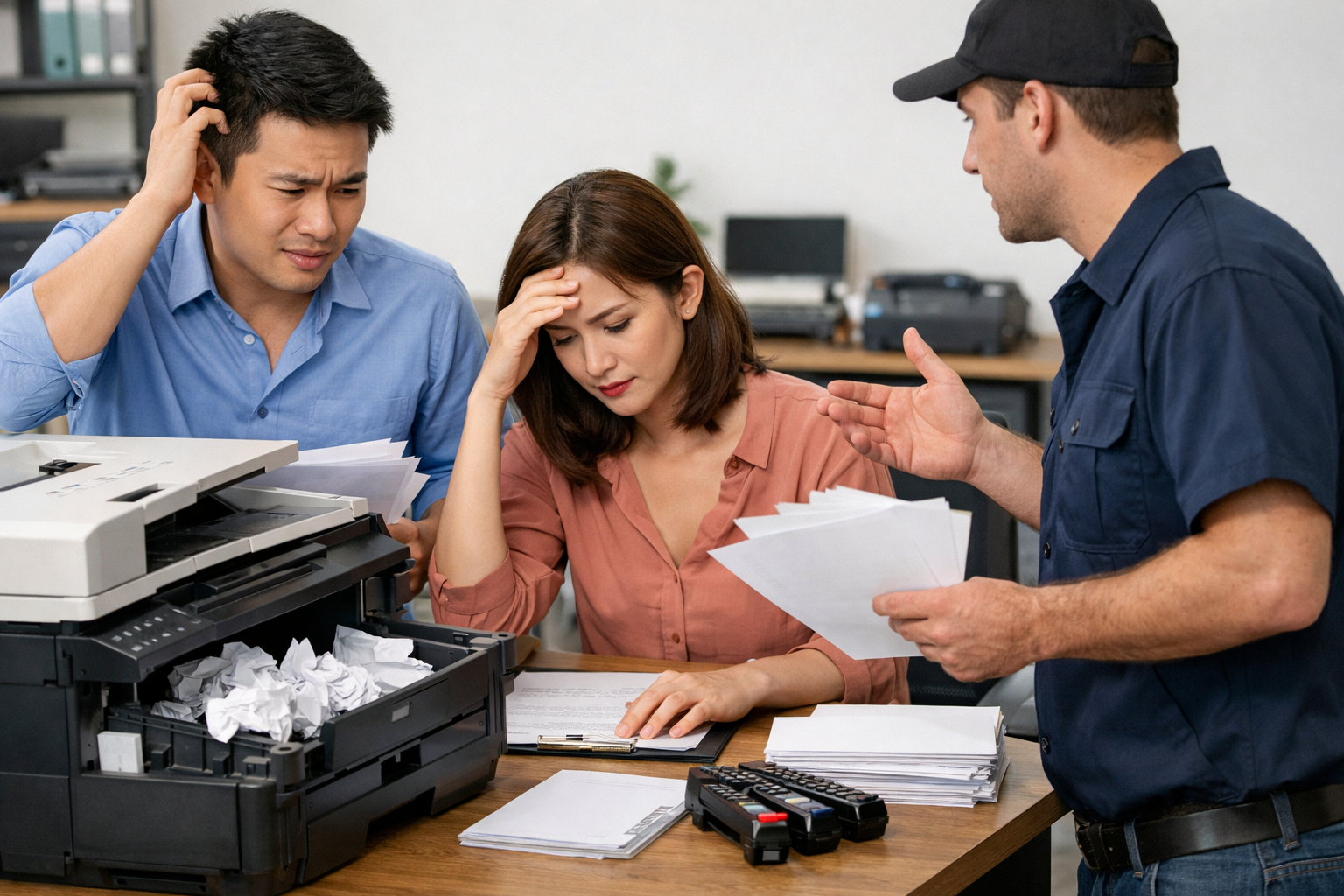 hướng dẫn thuê máy photocopy Đam Rông 2 - Những sai lầm thường gặp khi thuê máy photocopy và cách tránh