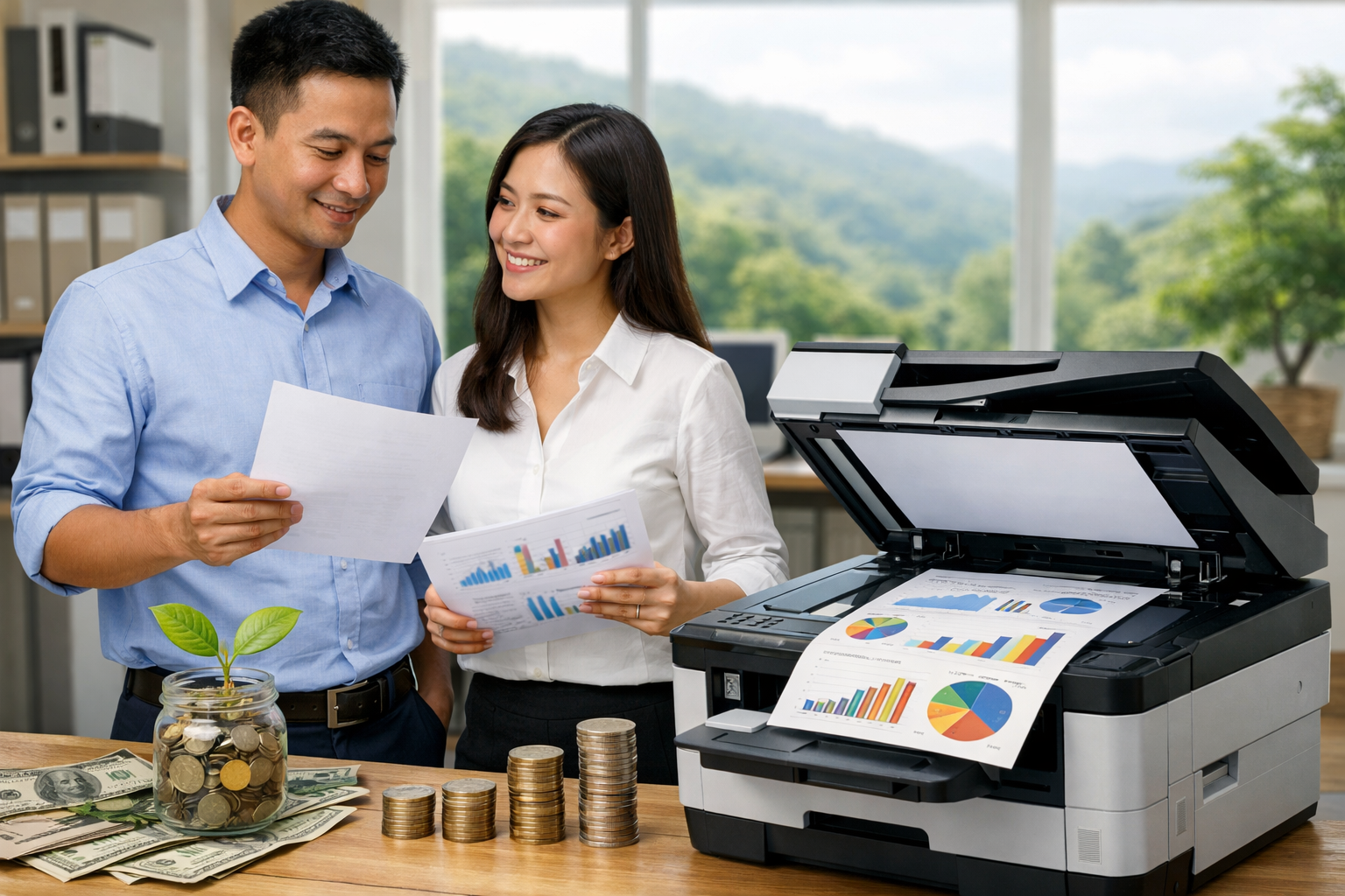 hướng dẫn thuê máy photocopy Đam Rông 2 - Lợi ích dài hạn khi thuê máy photocopy tại Đam Rông 2