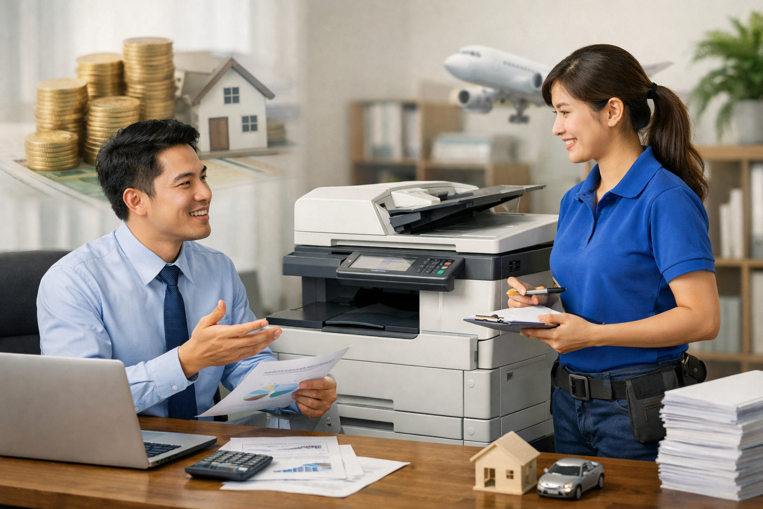 thuê photocopy Đam Rông 2 tốt nhất - Lợi Ích Khi Thuê Máy Photocopy Thay Vì Mua