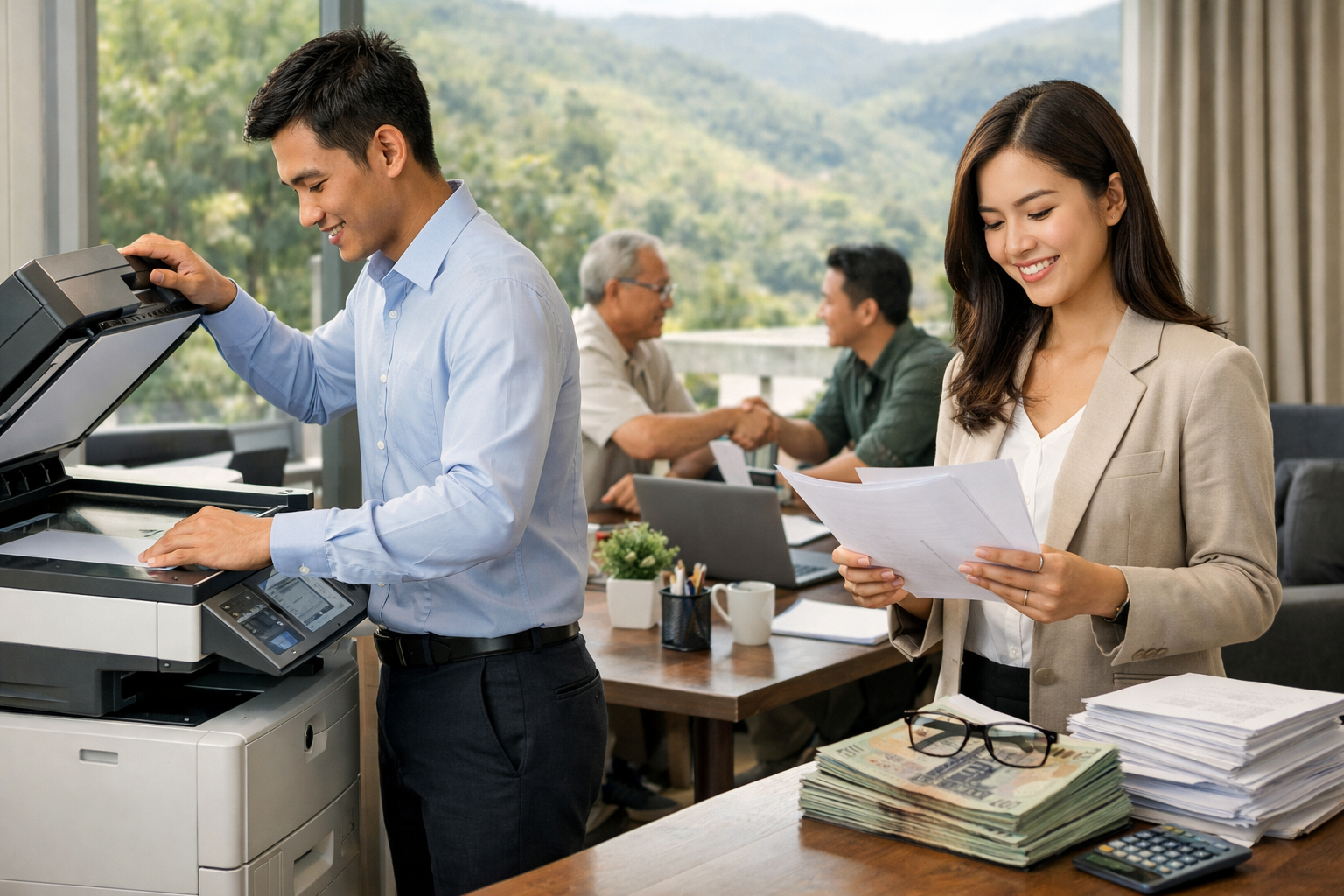 giá thuê máy photocopy Đam Rông 2 - Lợi ích của việc thuê máy photocopy tại Đam Rông 2