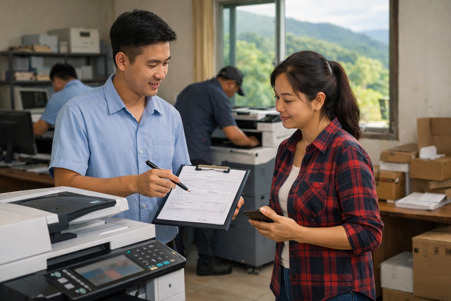 địa chỉ thuê máy photocopy Đam Rông 1 - Quy trình thuê máy photocopy tại Đam Rông 1