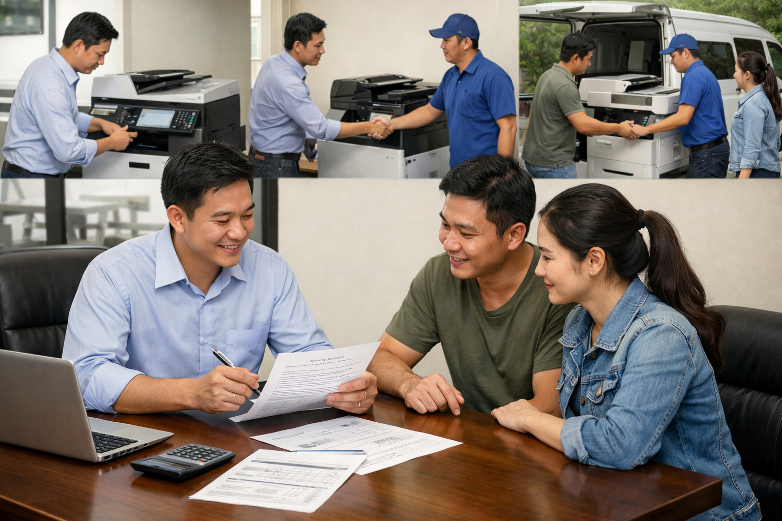 dịch vụ thuê máy photocopy Đam Rông 1 - Quy trình thuê máy photocopy Đam Rông 1 từ A đến Z