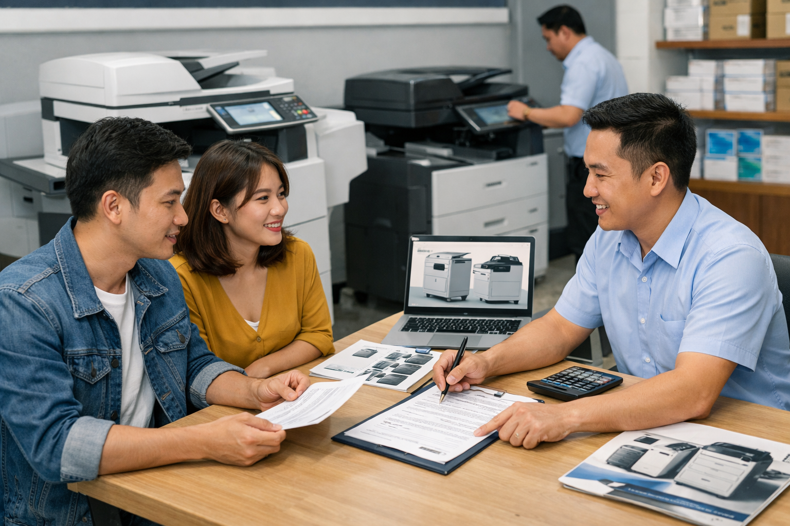 hướng dẫn thuê máy photocopy Đam Rông 1 - Quy trình thuê máy photocopy tại Đam Rông từ A đến Z