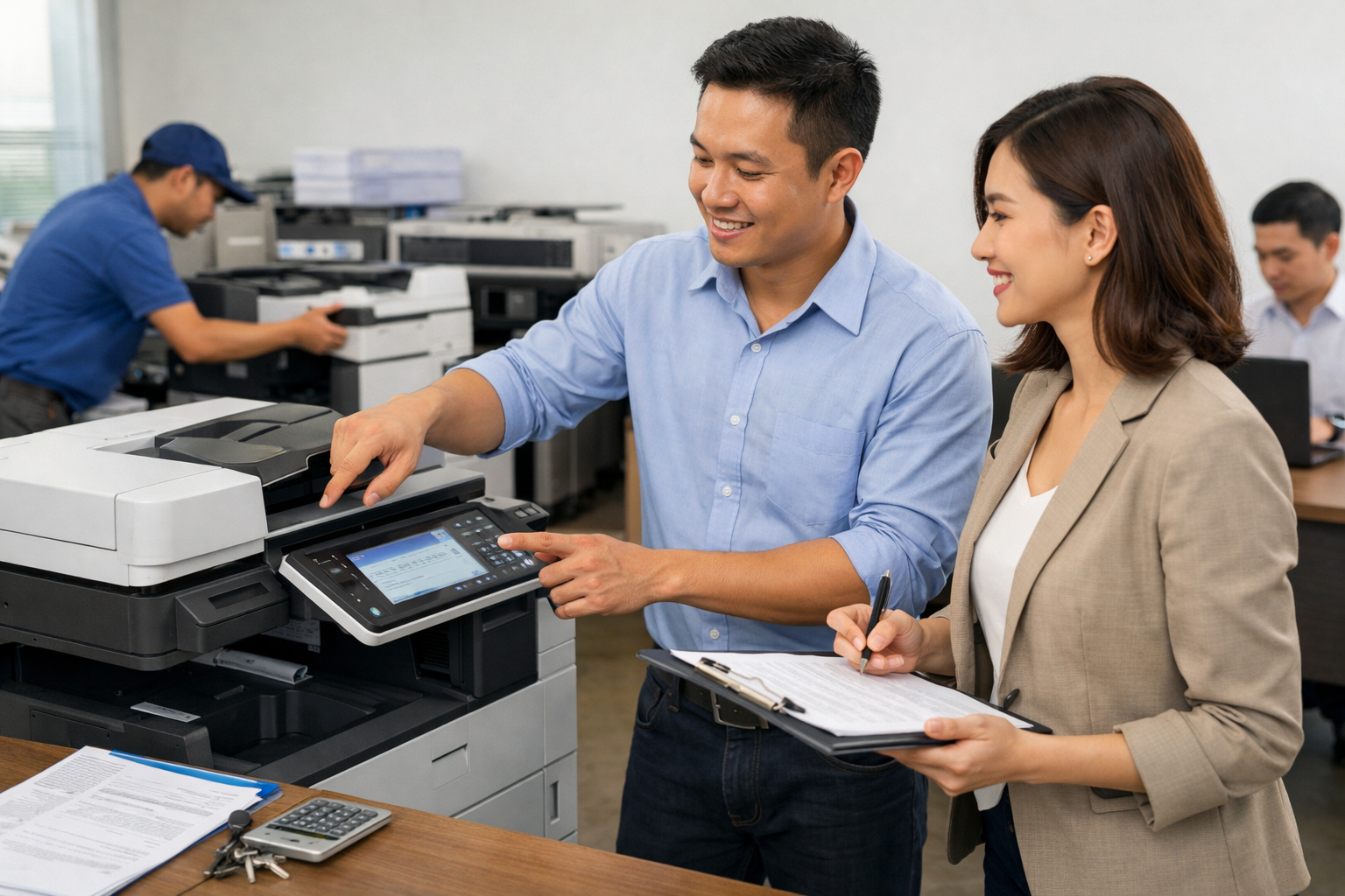 Thuê photocopy Phúc Thọ Lâm Hà uy tín - Quy Trình Thuê Máy Photocopy tại Phúc Thọ Lâm Hà