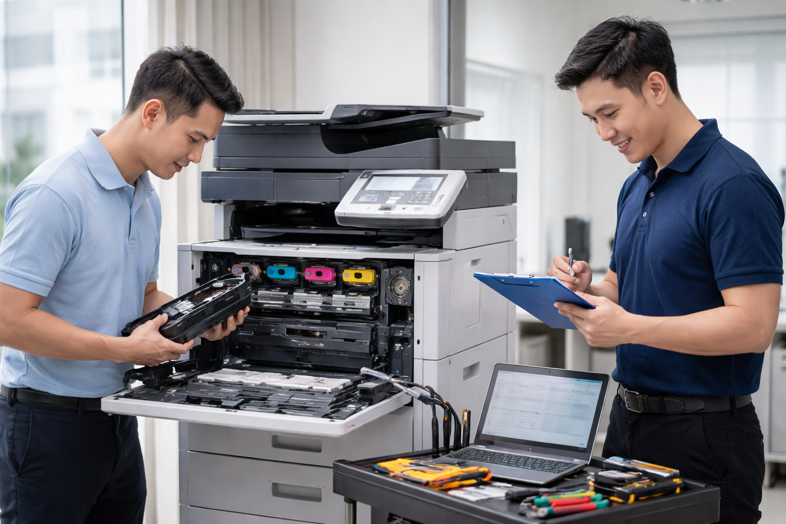 Dịch vụ thuê photocopy Phúc Thọ Lâm Hà - Các dịch vụ bổ sung khi thuê máy photocopy tại Phúc Thọ Lâm Hà