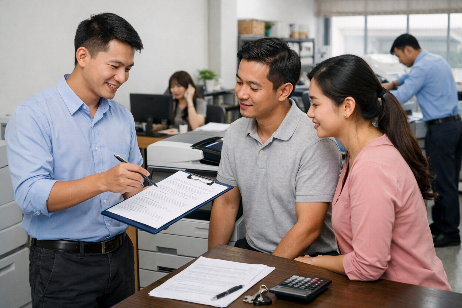 Thuê photocopy Phúc Thọ Lâm Hà tốt nhất - Quy Trình Thuê Máy Photocopy Tại Phúc Thọ Lâm Hà