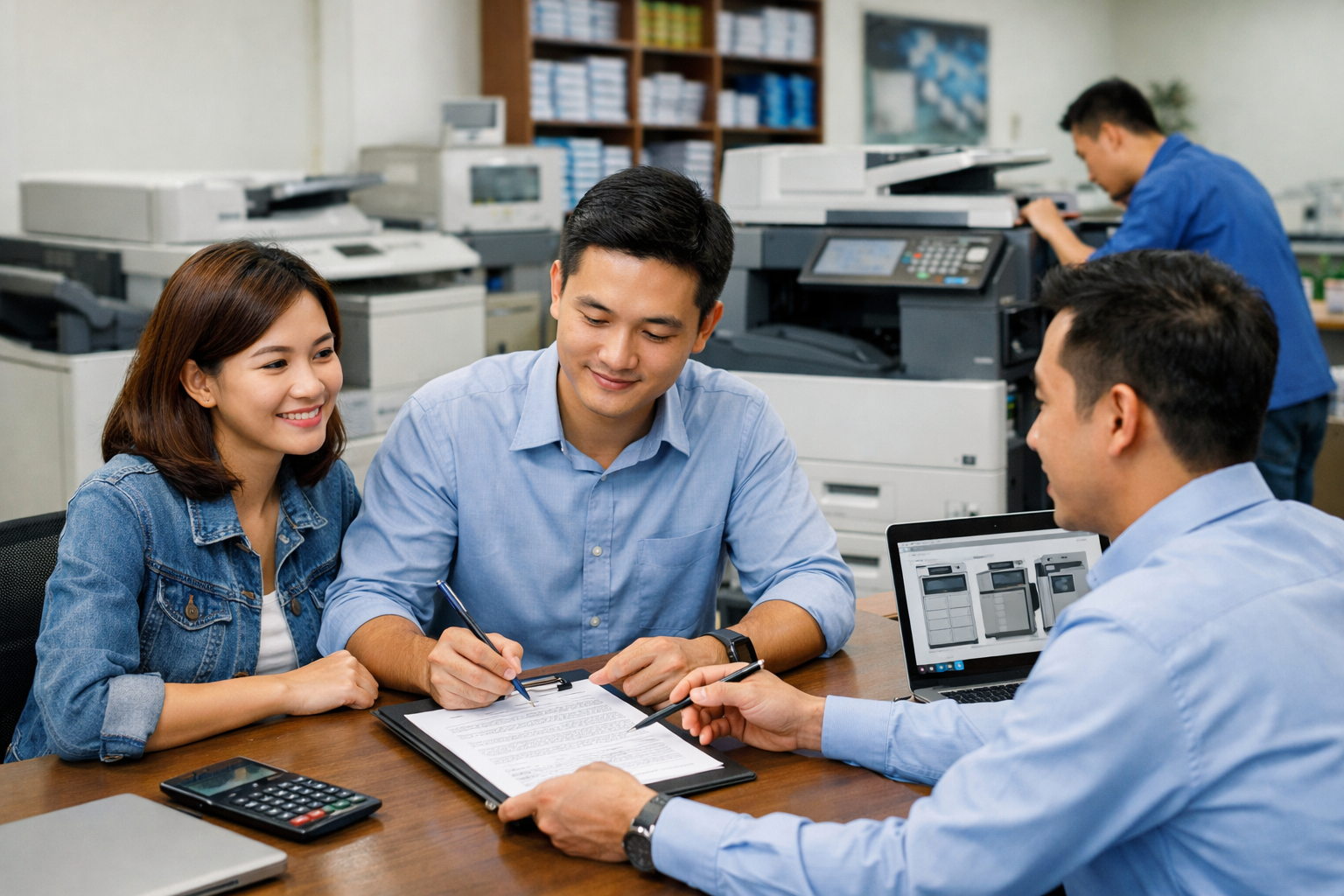 Hướng dẫn thuê photocopy Phúc Thọ Lâm Hà - Quy Trình Thuê Máy Photocopy Tại Phúc Thọ Lâm Hà