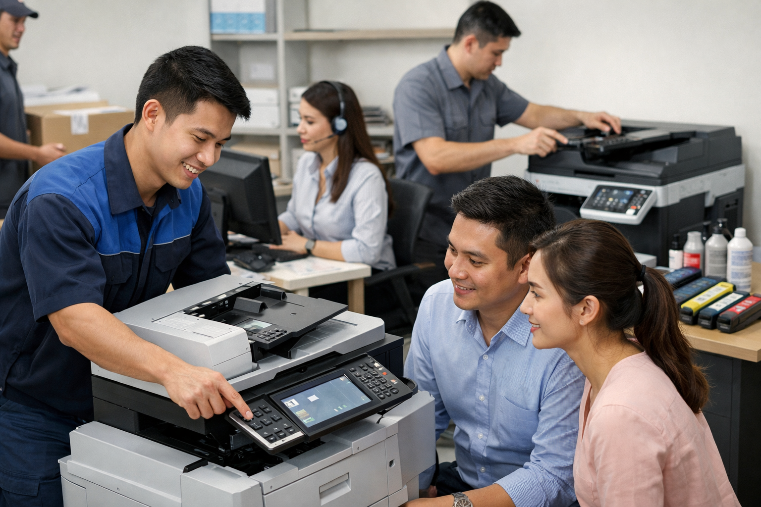 So sánh thuê photocopy Phúc Thọ Lâm Hà - Các dịch vụ bổ sung khi thuê máy photocopy tại Phúc Thọ và Lâm Hà