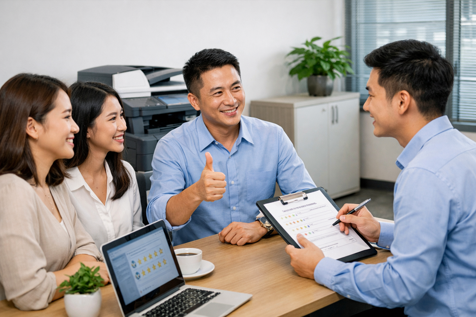 dịch vụ thuê máy photocopy Tân Hà - Đánh Giá Và Nhận Xét Của Khách Hàng Về Dịch Vụ Thuê Máy Photocopy Tân Hà