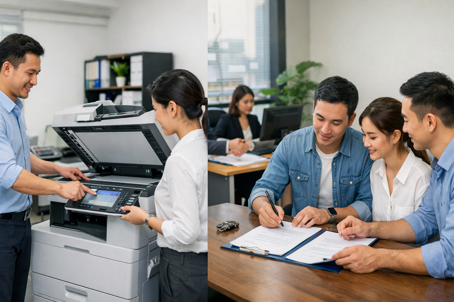kinh nghiệm thuê máy photocopy Tân Hà - Quy trình thuê máy photocopy tại Tân Hà – Từng bước thực hiện