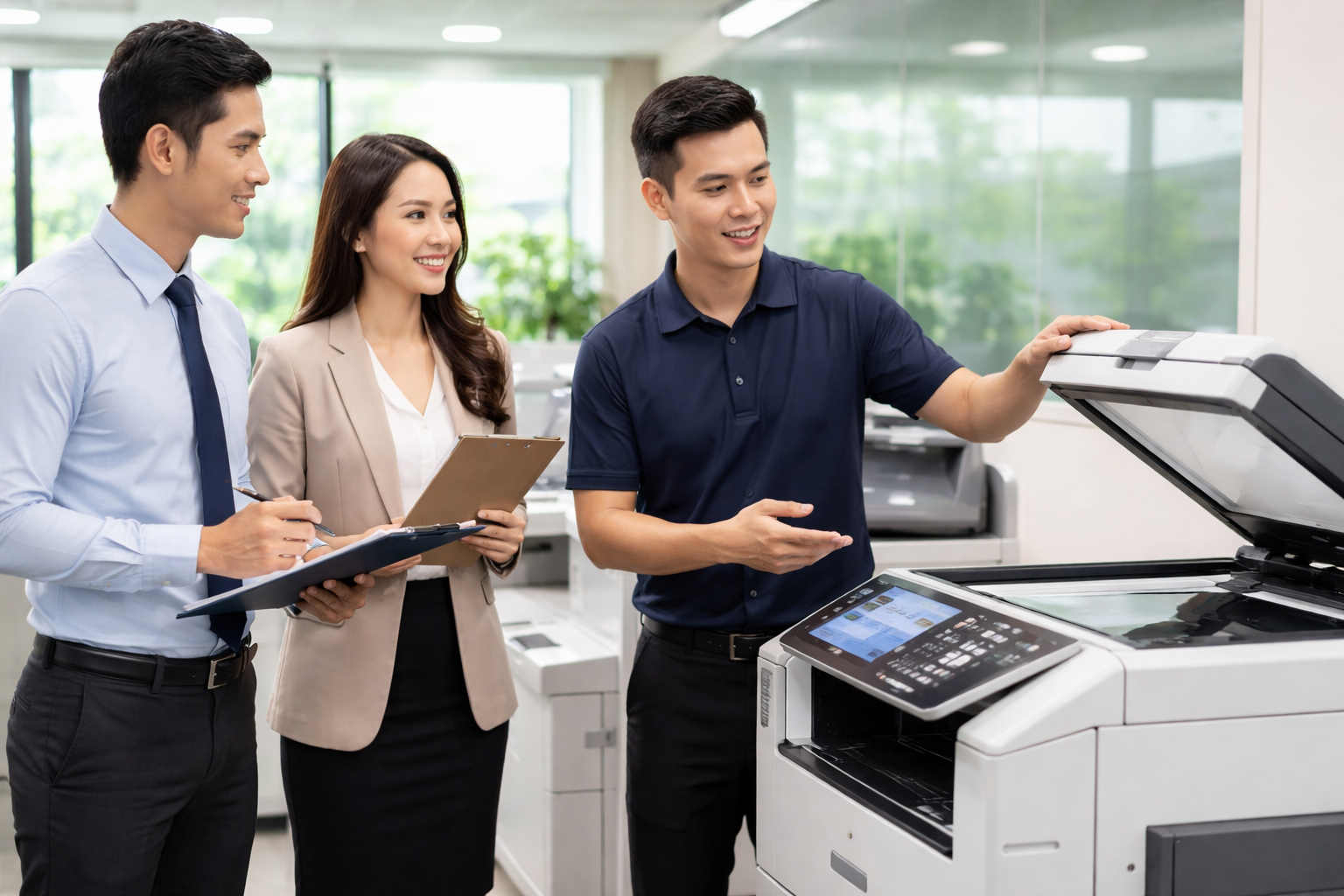đánh giá thuê máy photocopy Tân Hà - Kinh nghiệm chọn đơn vị thuê máy photocopy uy tín