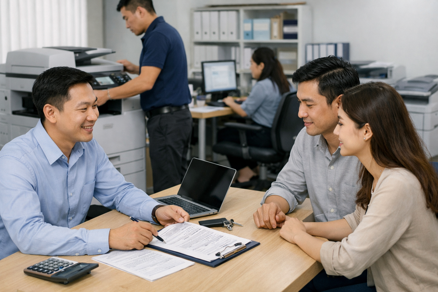 mẹo thuê máy photocopy Tân Hà - Quy Trình Thuê Máy Photocopy Tại Tân Hà