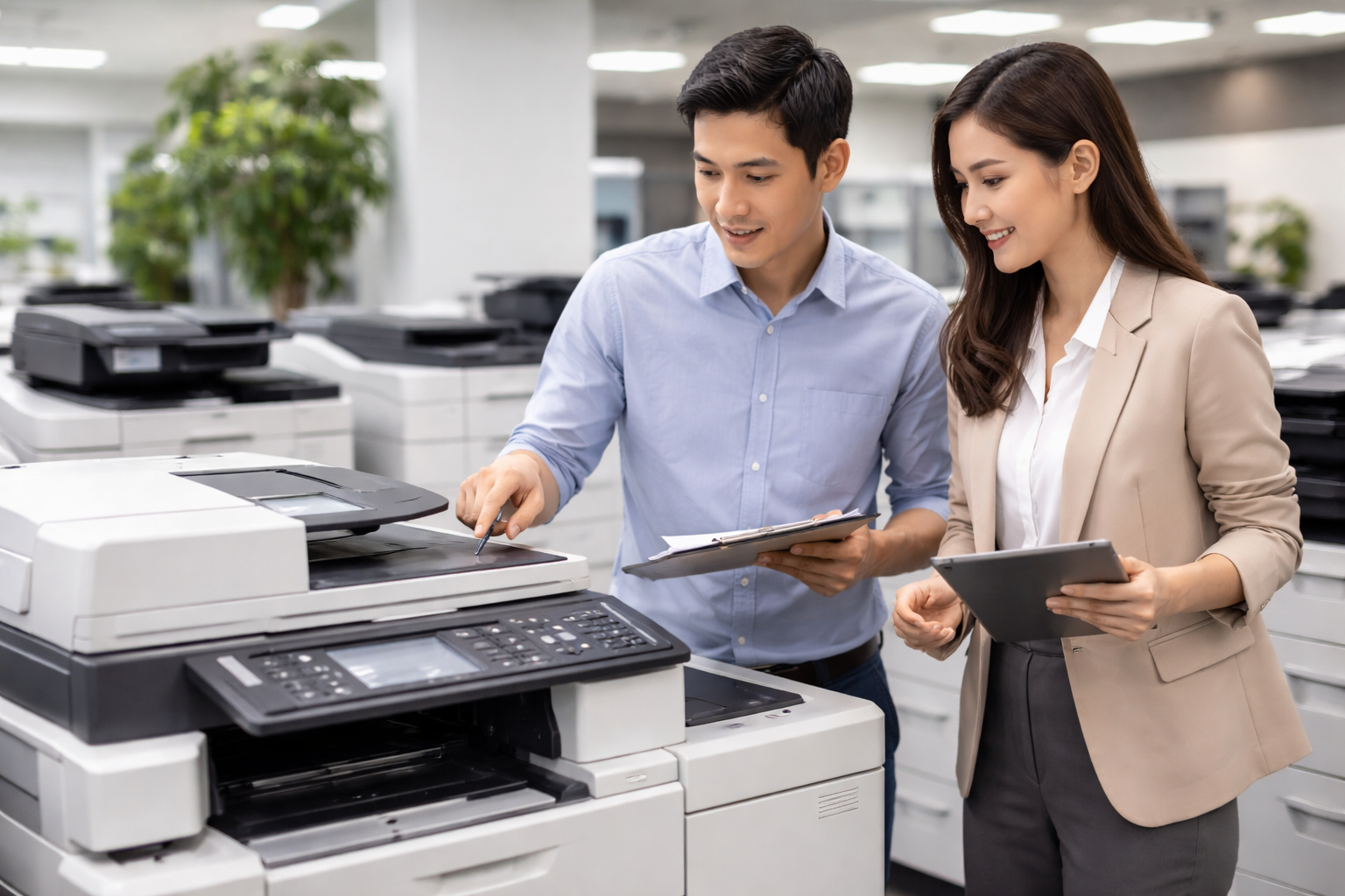 hướng dẫn thuê máy photocopy Tân Hà - Cách lựa chọn máy photocopy phù hợp tại Tân Hà