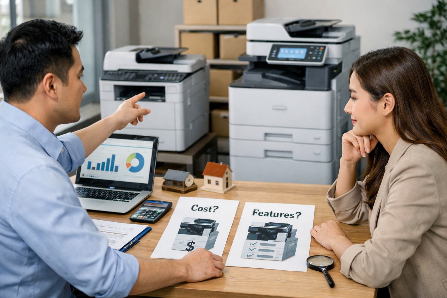 so sánh thuê máy photocopy Tân Hà - Các yếu tố ảnh hưởng đến lựa chọn thuê máy photocopy Tân Hà