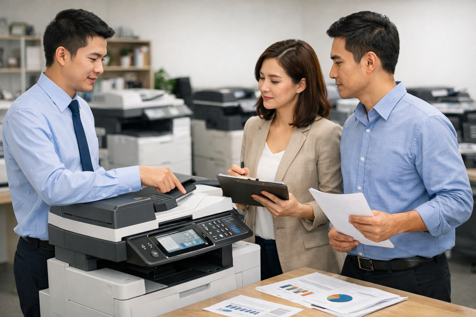 giá thuê máy photocopy Tân Hà Lâm Hà - Hướng dẫn chọn máy photocopy phù hợp với nhu cầu