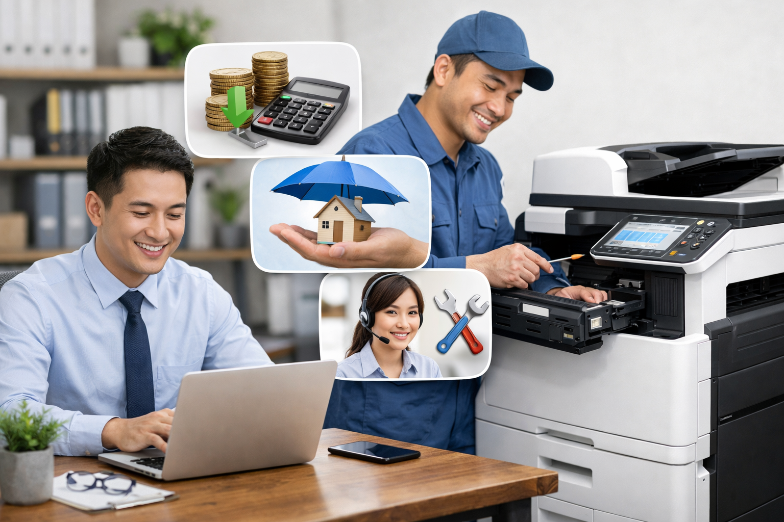 cách thuê máy photocopy Tân Hà Lâm Hà - IV. Những Lợi Ích Khi Thuê Máy Photocopy Thay Vì Mua
