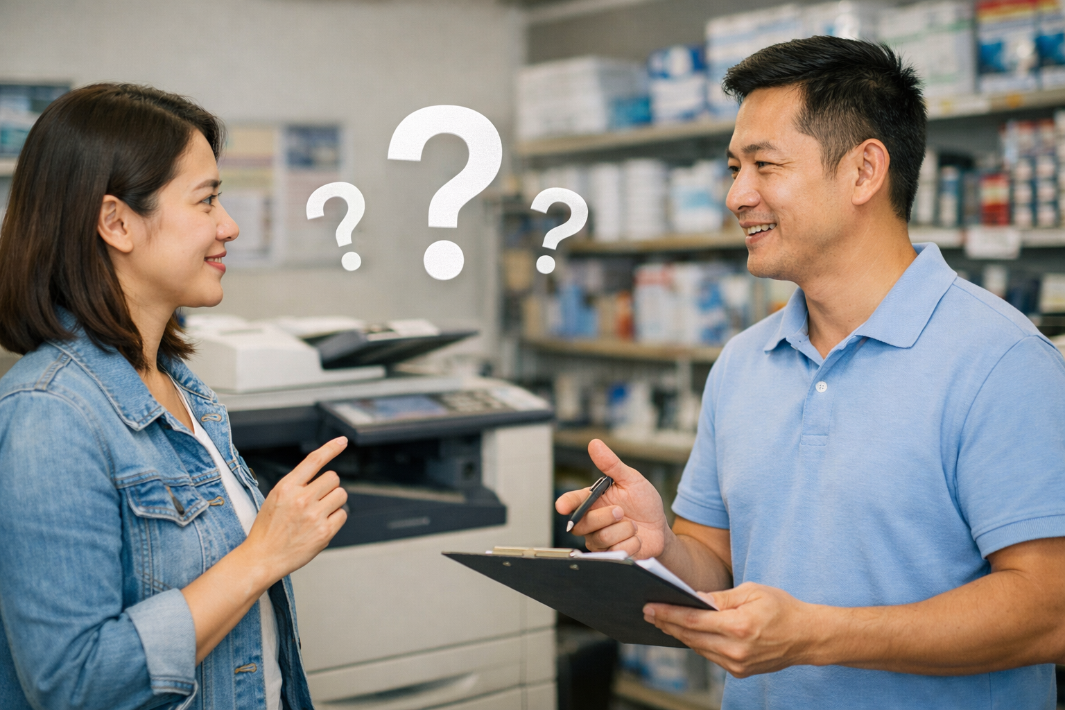 mẹo thuê photocopy Nam Ban Lâm Hà - Câu Hỏi Thường Gặp