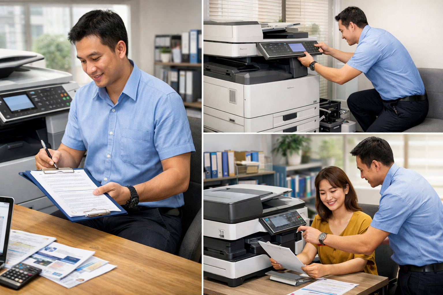 hướng dẫn thuê photocopy Nam Ban Lâm Hà - Quy trình thuê máy photocopy tại Nam Ban Lâm Hà