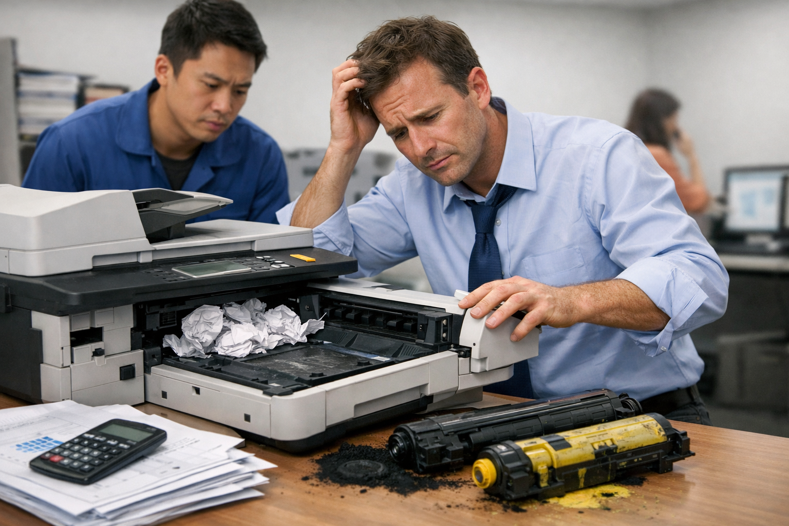 hướng dẫn thuê photocopy Nam Ban Lâm Hà - Những sai lầm cần tránh khi thuê máy photocopy