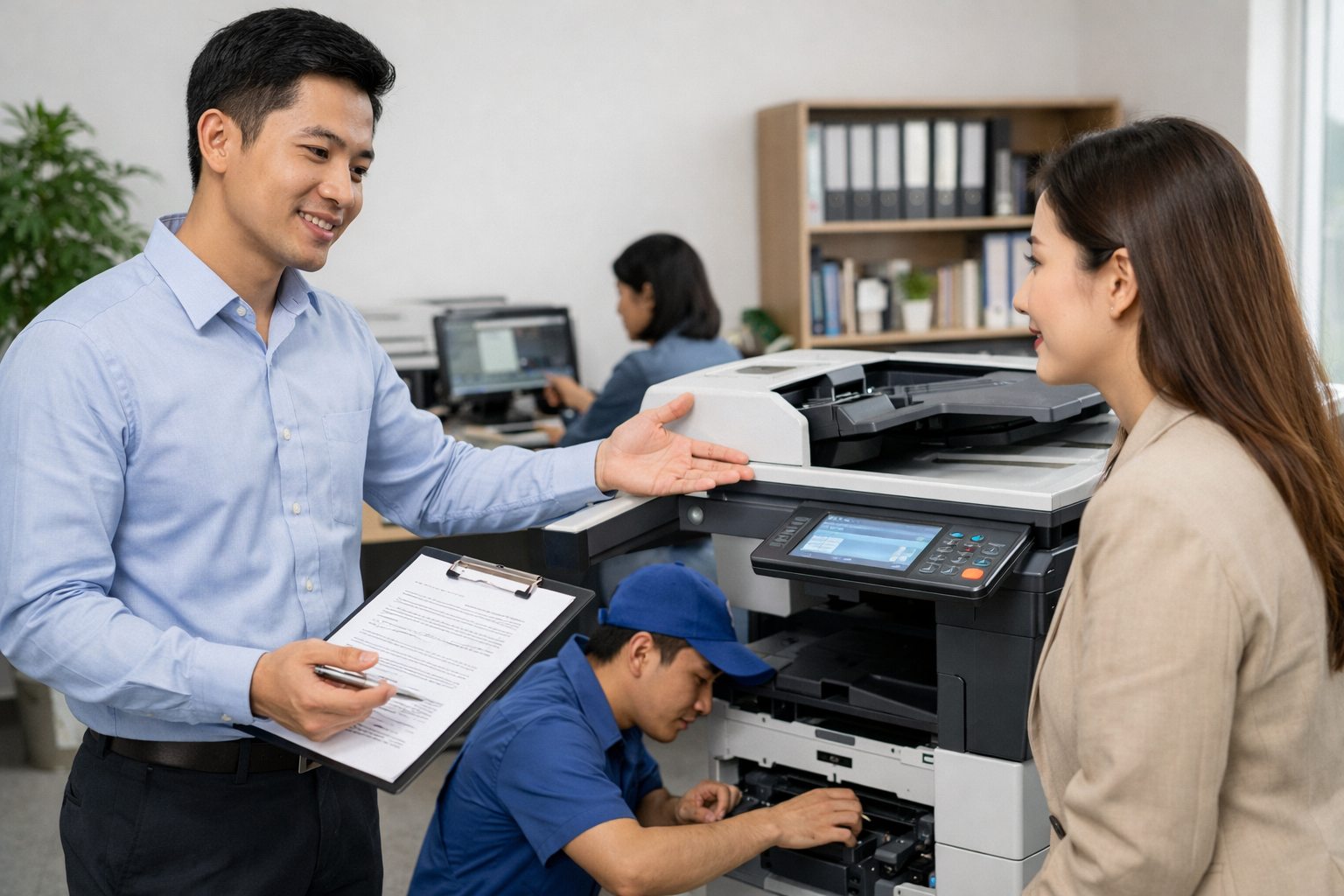 dịch vụ thuê photocopy Nam Ban tốt nhất - Quy trình thuê máy photocopy tại Nam Ban