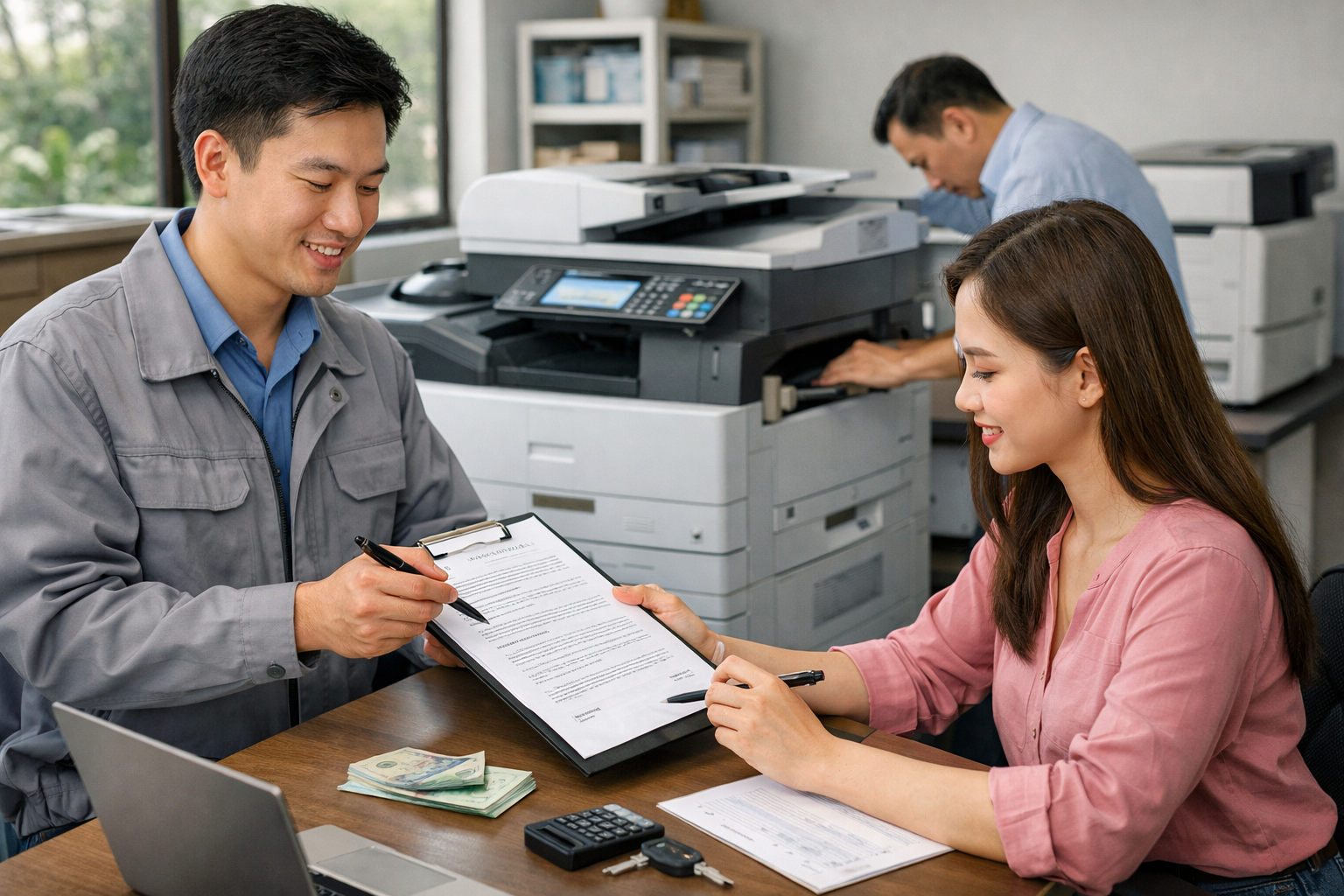 cách thuê photocopy Nam Ban Lâm Hà - Quy trình thuê máy photocopy tại Nam Ban Lâm Hà