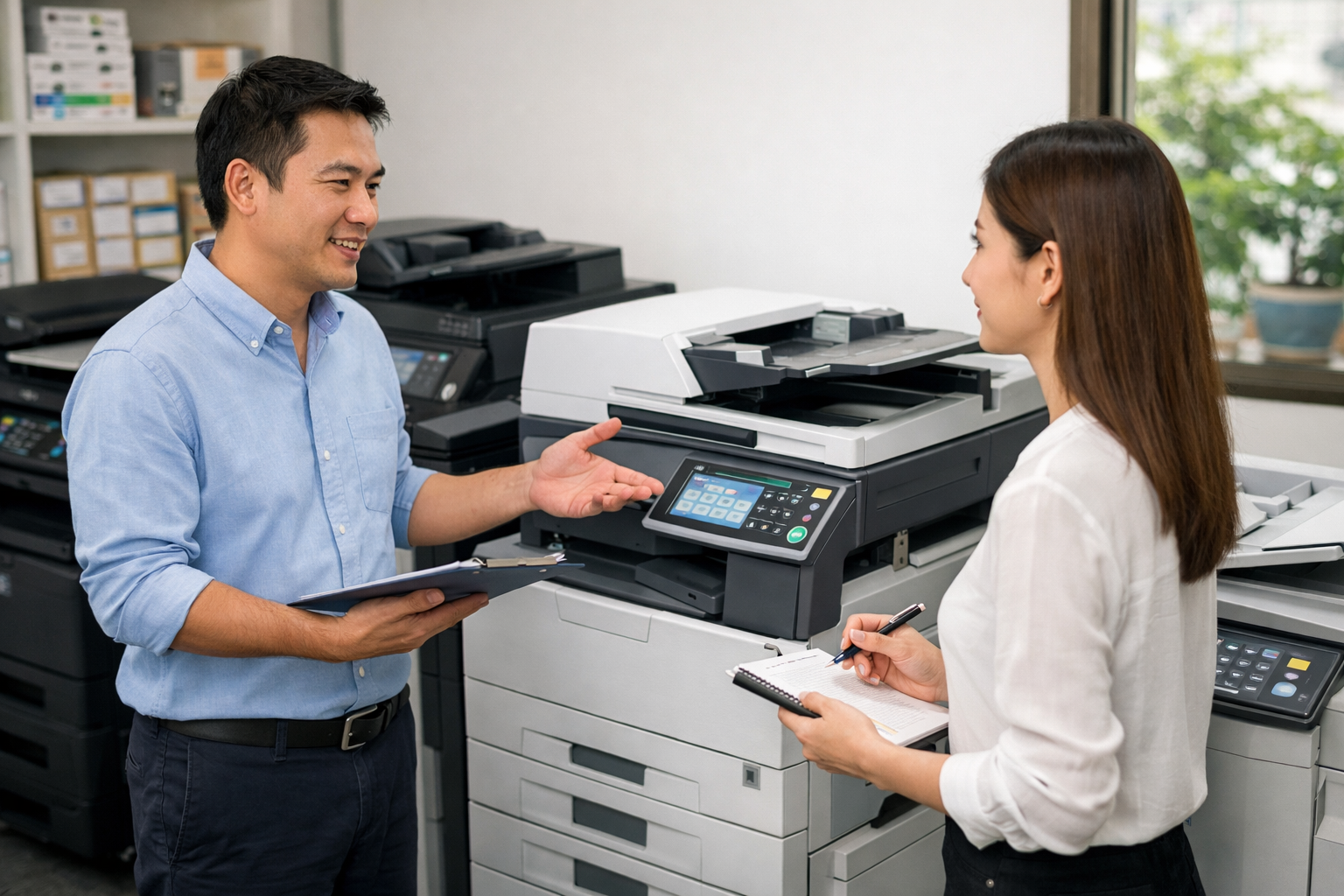 cách thuê photocopy Nam Ban Lâm Hà - Cách chọn máy photocopy phù hợp khi thuê tại Nam Ban Lâm Hà