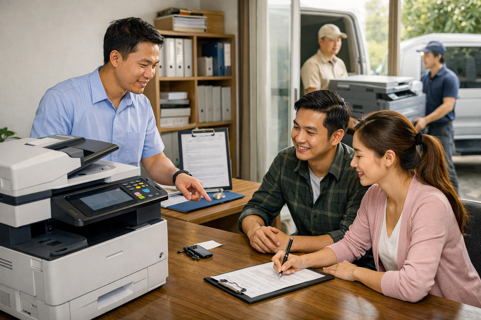 kinh nghiệm thuê máy photocopy Lâm Hà - Quy Trình Thuê Máy Photocopy Tại Lâm Hà