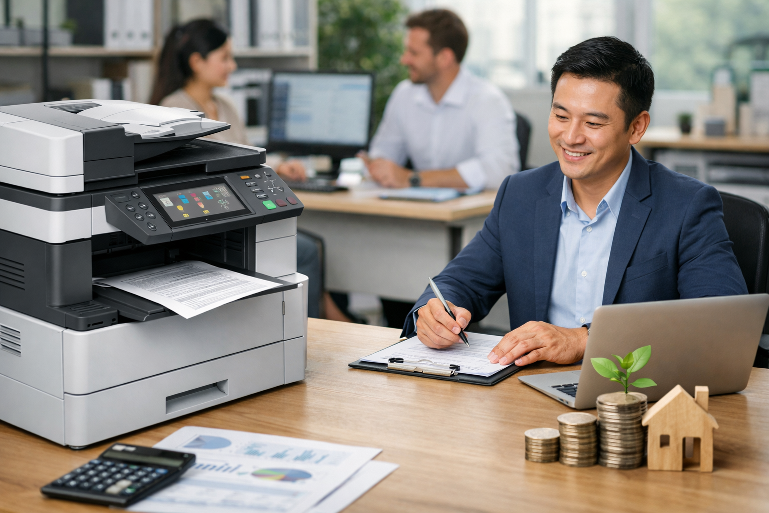 thuê máy photocopy Nam Hà uy tín - Lợi ích khi thuê máy photocopy Nam Hà cho doanh nghiệp