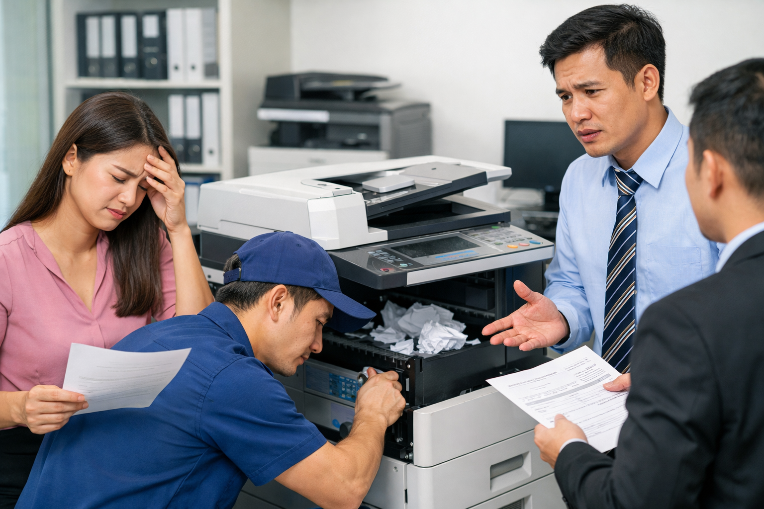 hướng dẫn thuê máy photocopy Lâm Hà - Những sai lầm cần tránh khi thuê máy photocopy tại Lâm Hà