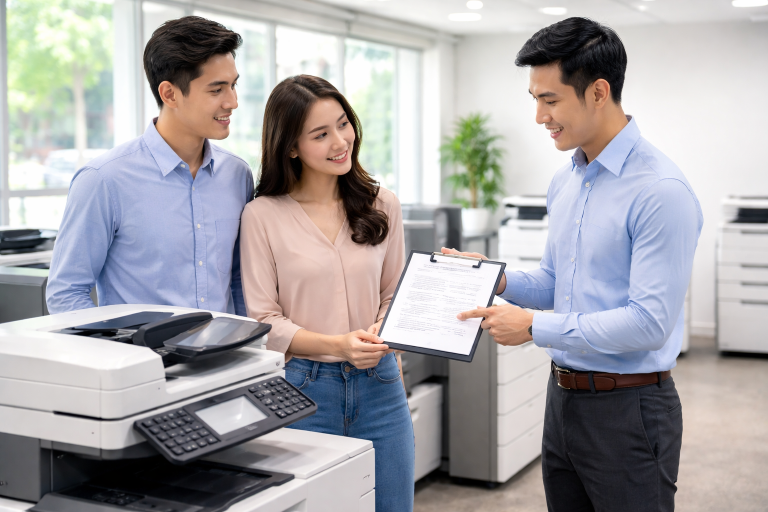 thuê máy photocopy Nam Hà tốt nhất - Quy Trình Thuê Máy Photocopy Tại Nam Hà