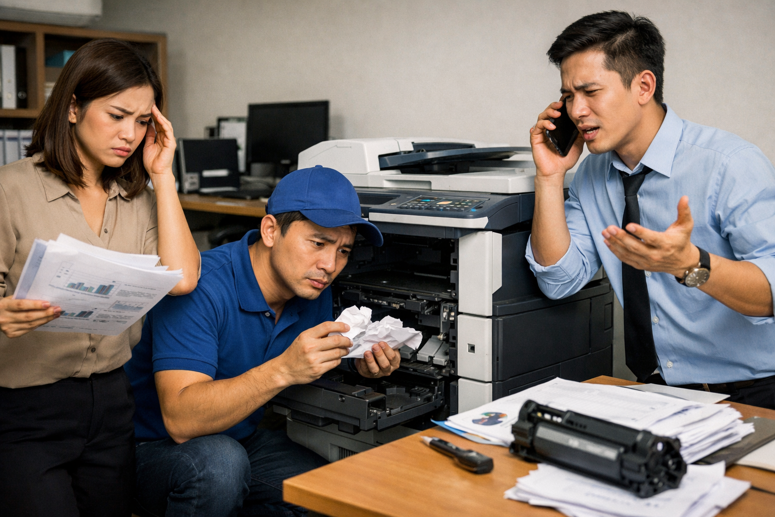 thuê máy photocopy Nam Hà là gì - Những Sai Lầm Phổ Biến Khi Thuê Máy Photocopy