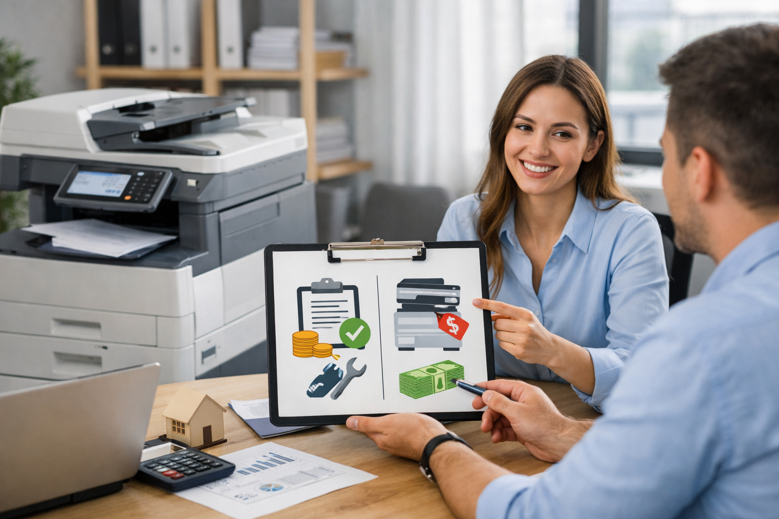 giá thuê máy photocopy Nam Hà Lâm Hà - Những lợi ích khi thuê máy photocopy thay vì mua máy mới