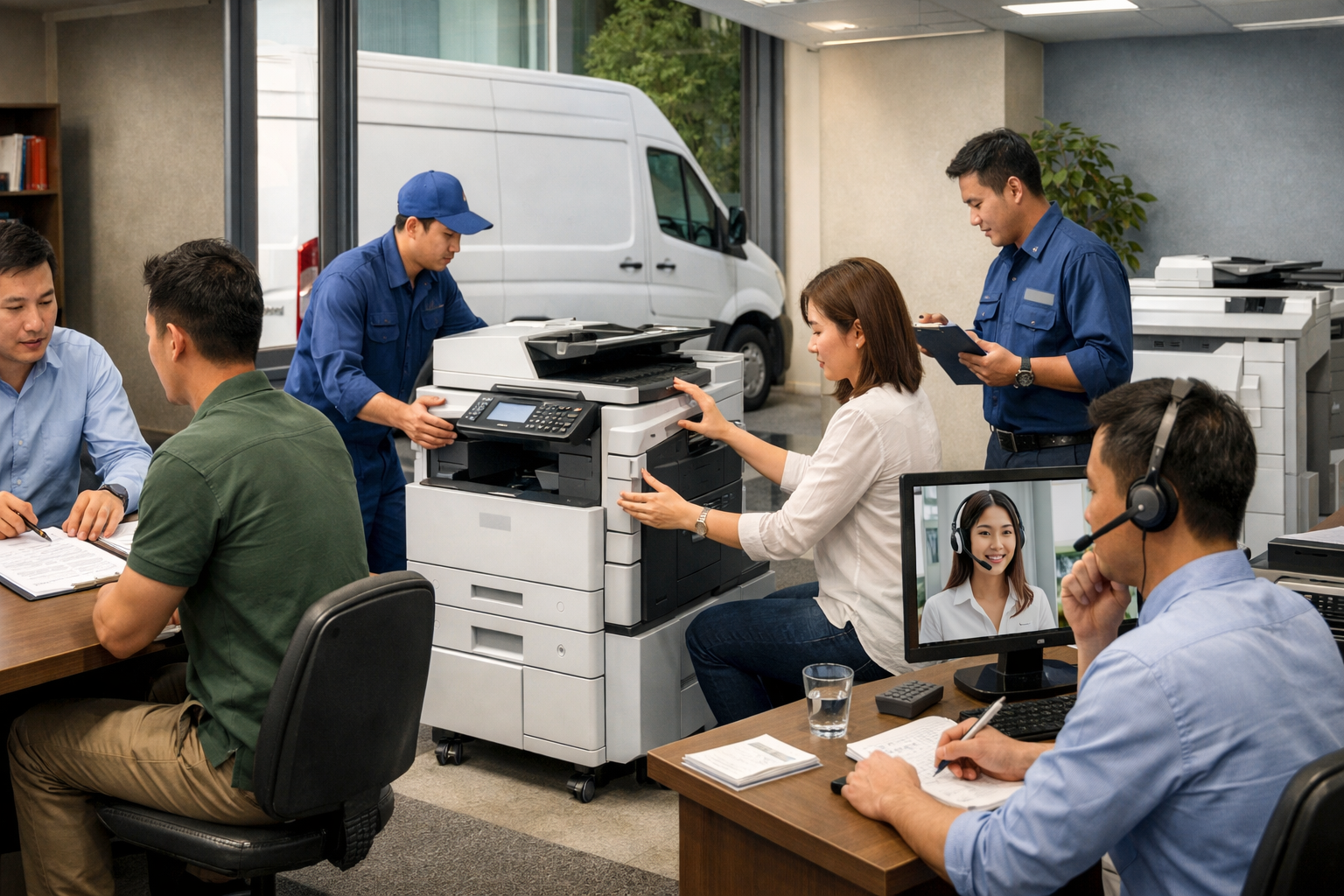 Kinh nghiệm thuê máy photocopy Phú Sơn - Quy trình thuê máy photocopy tại Phú Sơn từ A đến Z