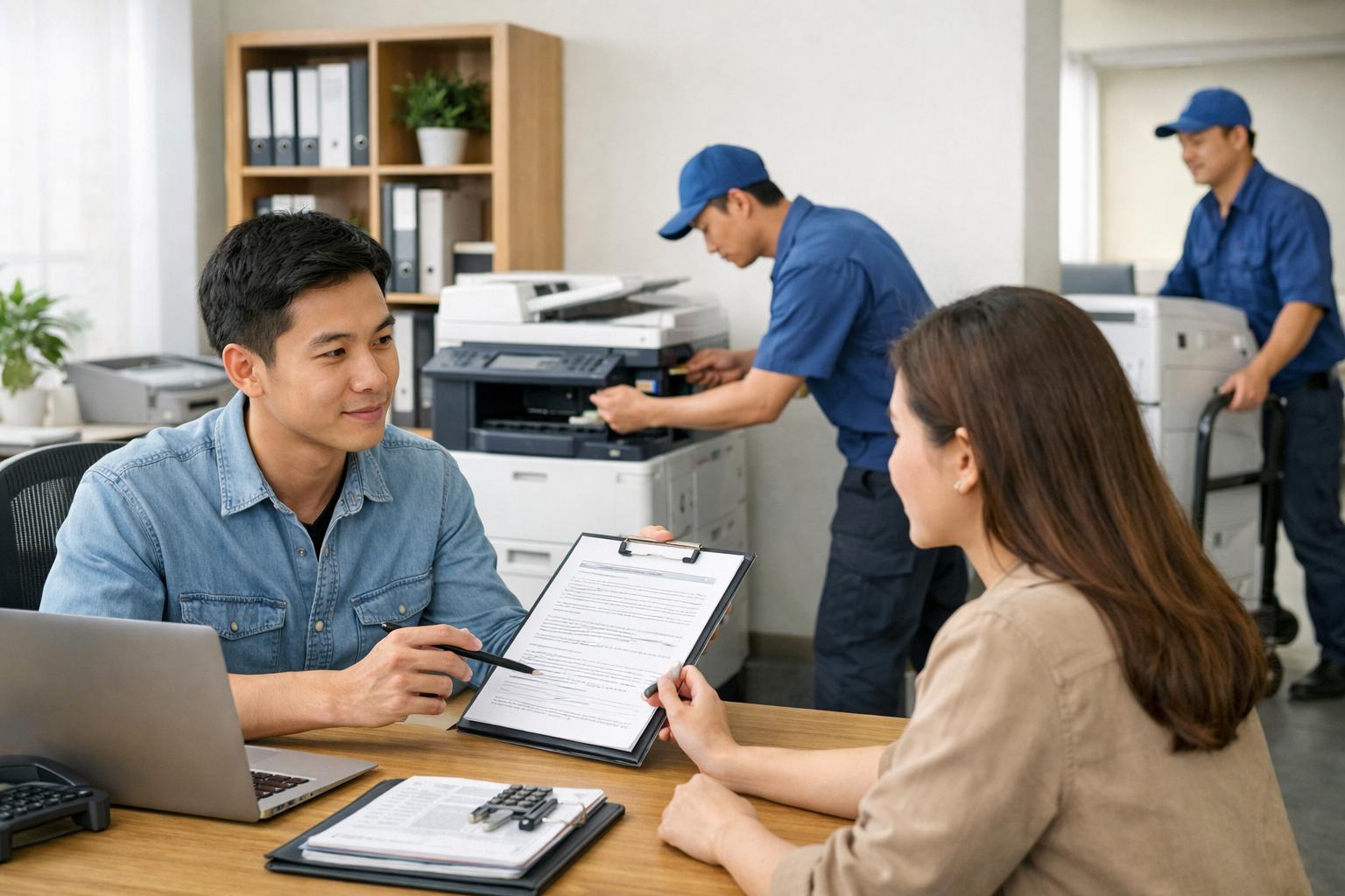 Thuê máy photocopy Phú Sơn Lâm Hà giá - Quy trình thuê máy photocopy tại Phú Sơn Lâm Hà