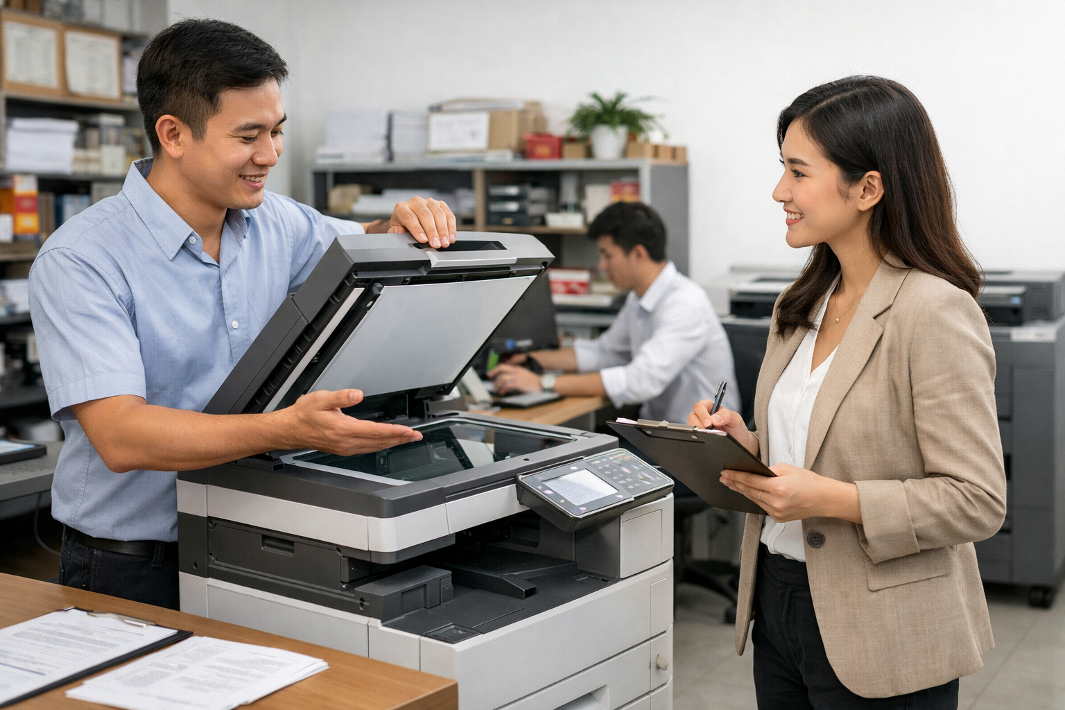 Thuê máy photocopy tại Phú Sơn Lâm Hà - Quy trình thuê máy photocopy tại Phú Sơn Lâm Hà