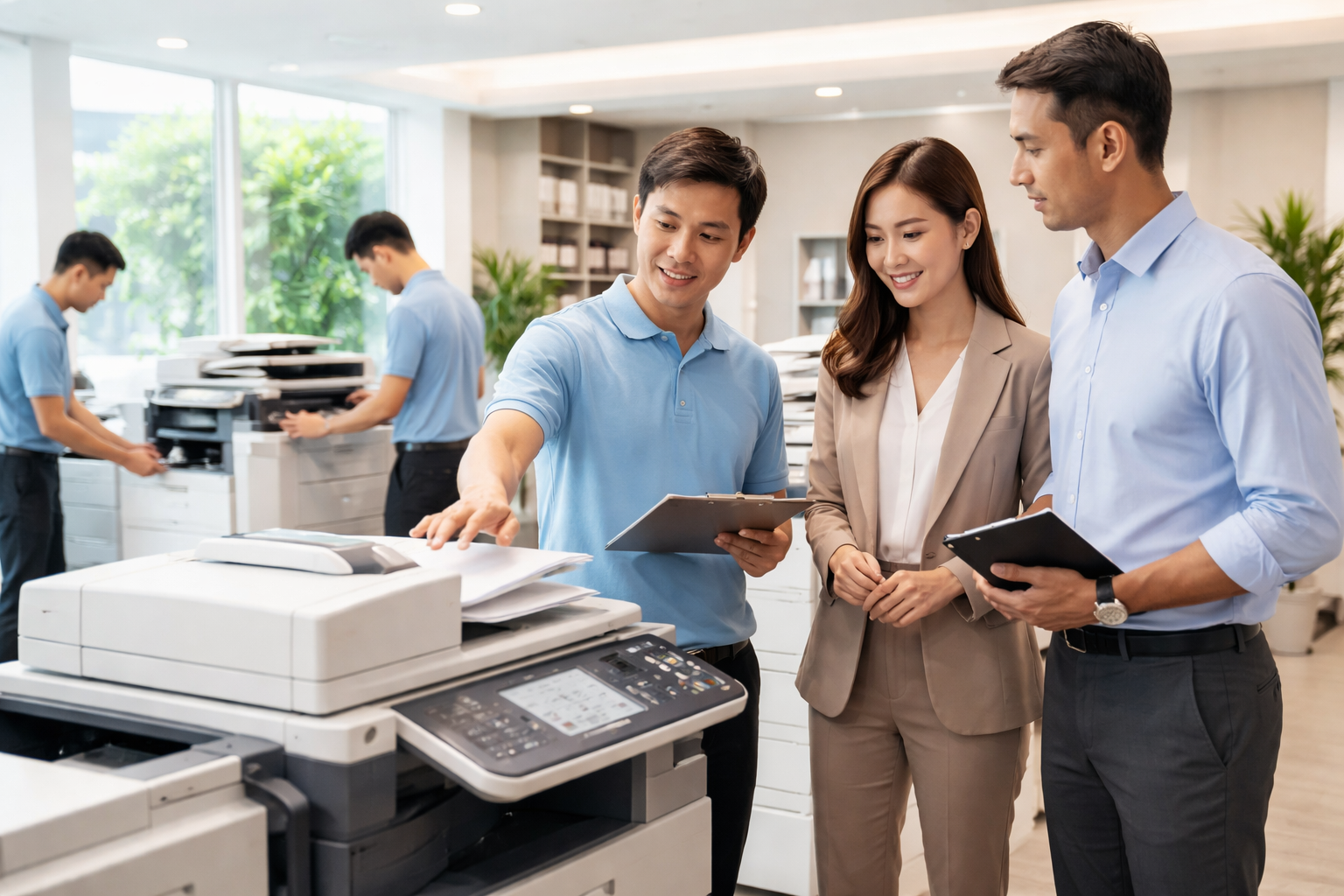 Hướng dẫn thuê máy photocopy Phú Sơn - Các dịch vụ cho thuê máy photocopy tại Phú Sơn