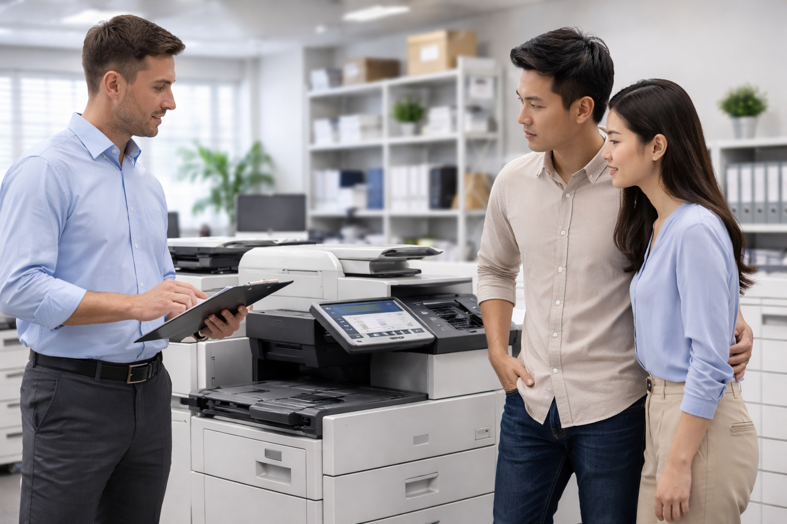 So sánh thuê máy photocopy Phú Sơn - Hướng dẫn chọn máy photocopy Phú Sơn phù hợp với nhu cầu sử dụng