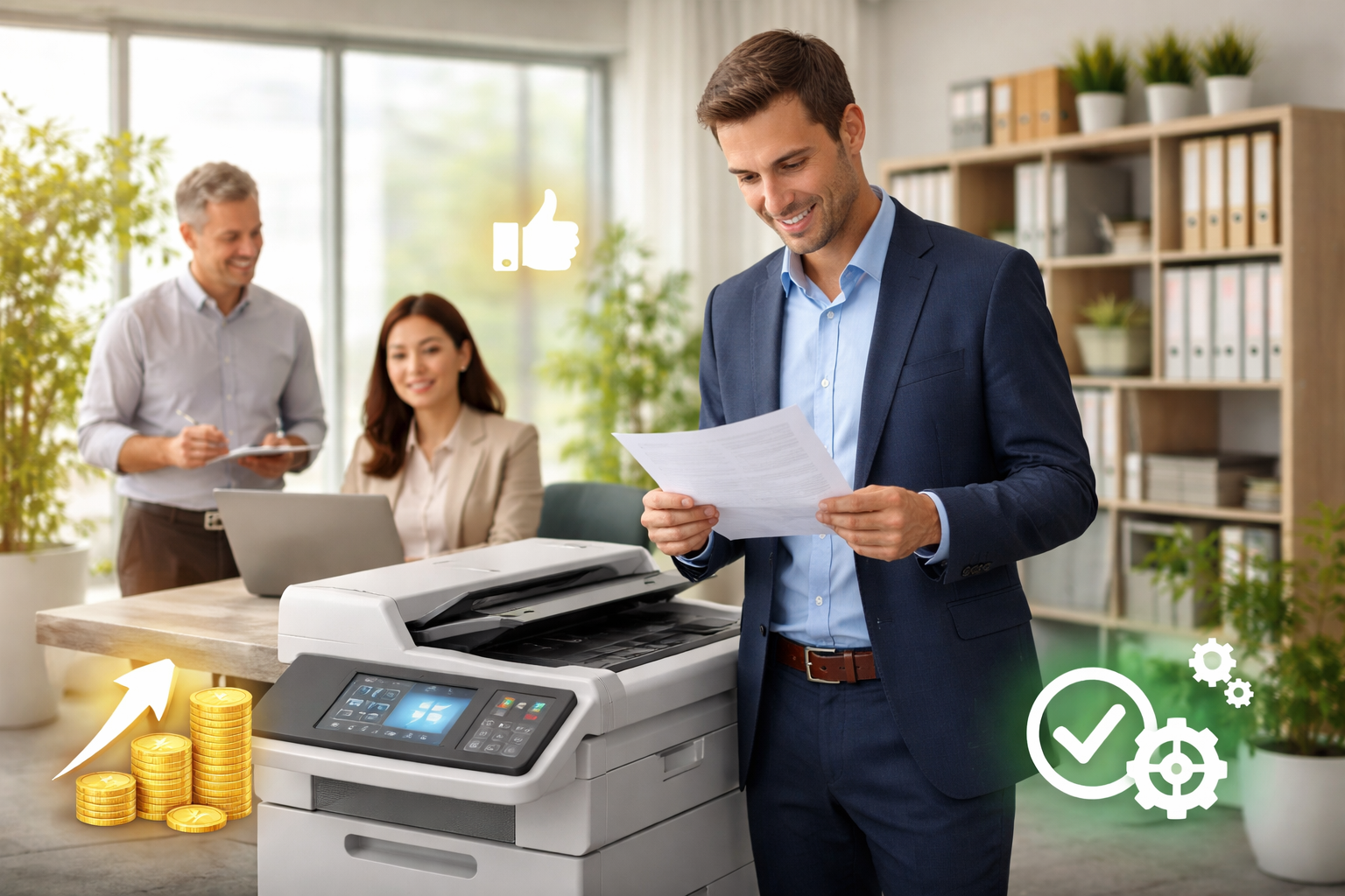 So sánh thuê máy photocopy Phú Sơn - Những lợi ích lâu dài khi sử dụng dịch vụ thuê máy photocopy Phú Sơn cho doanh nghiệp