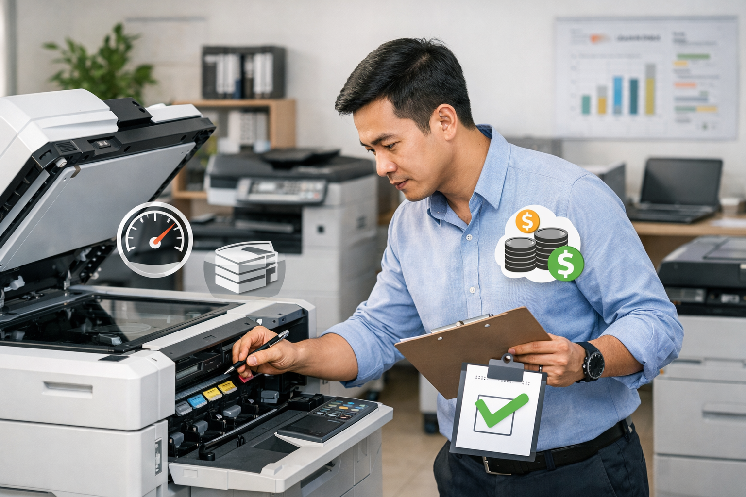 hướng dẫn chọn photocopy Đinh Văn Lâm Hà - Các Tiêu Chí Quan Trọng Khi Chọn Máy Photocopy Đinh Văn Lâm Hà