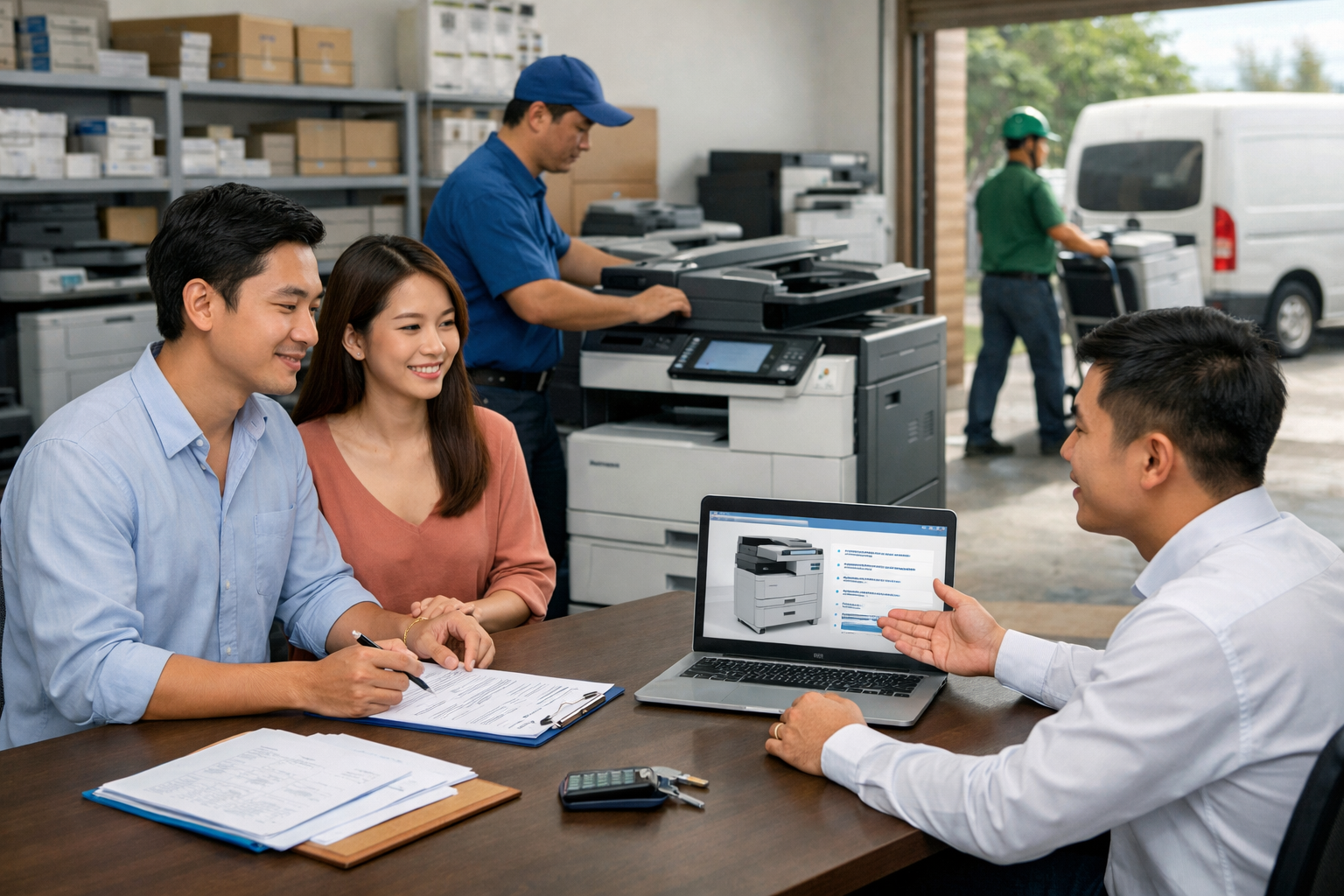 cách chọn thuê photocopy Đinh Văn Lâm Hà - Quy Trình Thuê Máy Photocopy Tại Đinh Văn Lâm Hà