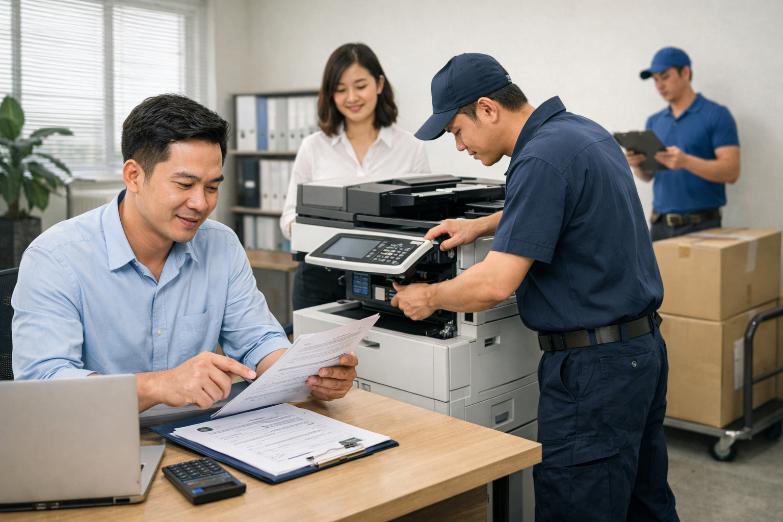 thuê photocopy Đinh Văn Lâm Hà tốt nhất - Quy trình thuê máy photocopy Đinh Văn Lâm Hà